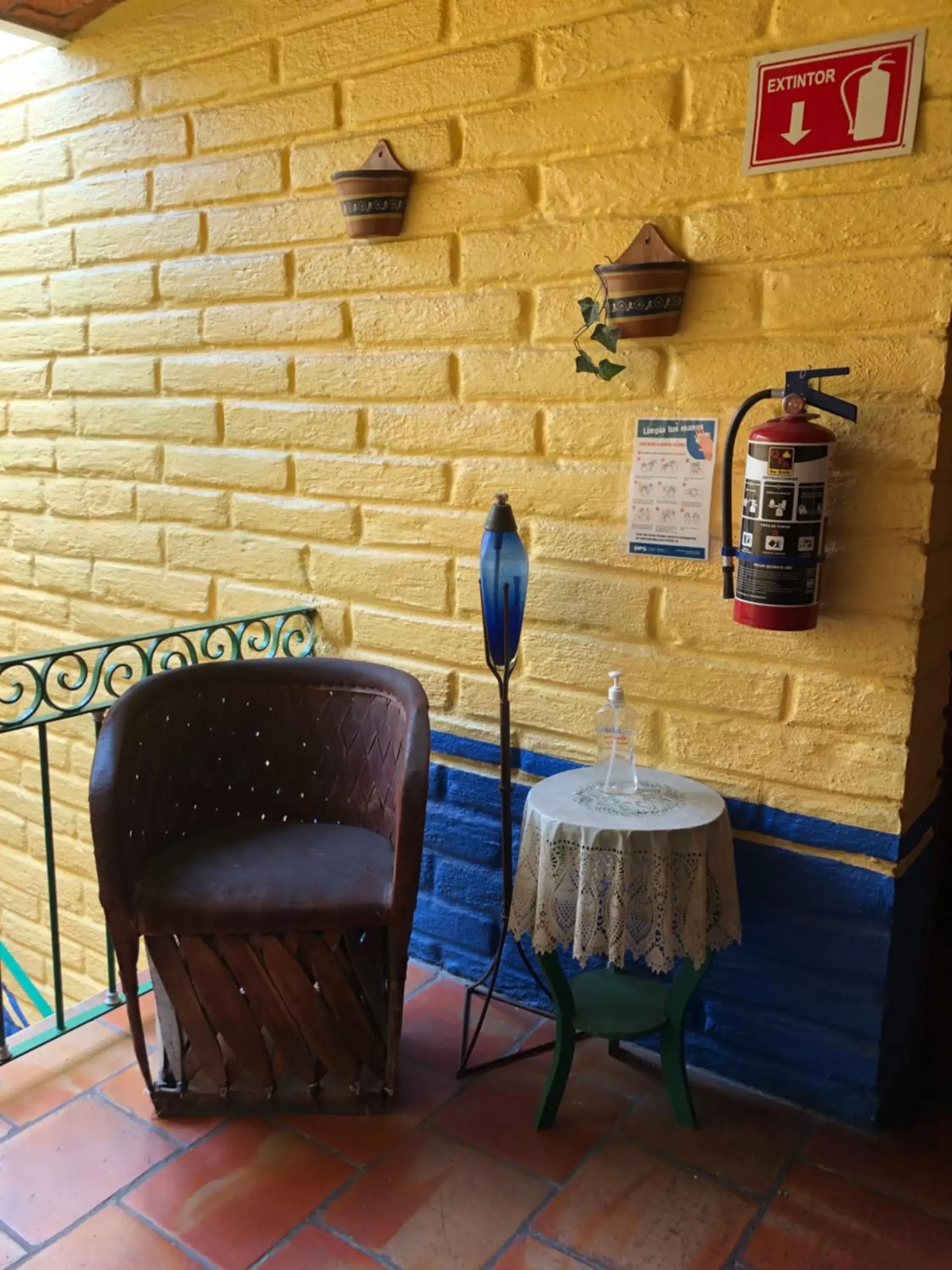 Seating area in Casa del Retoño