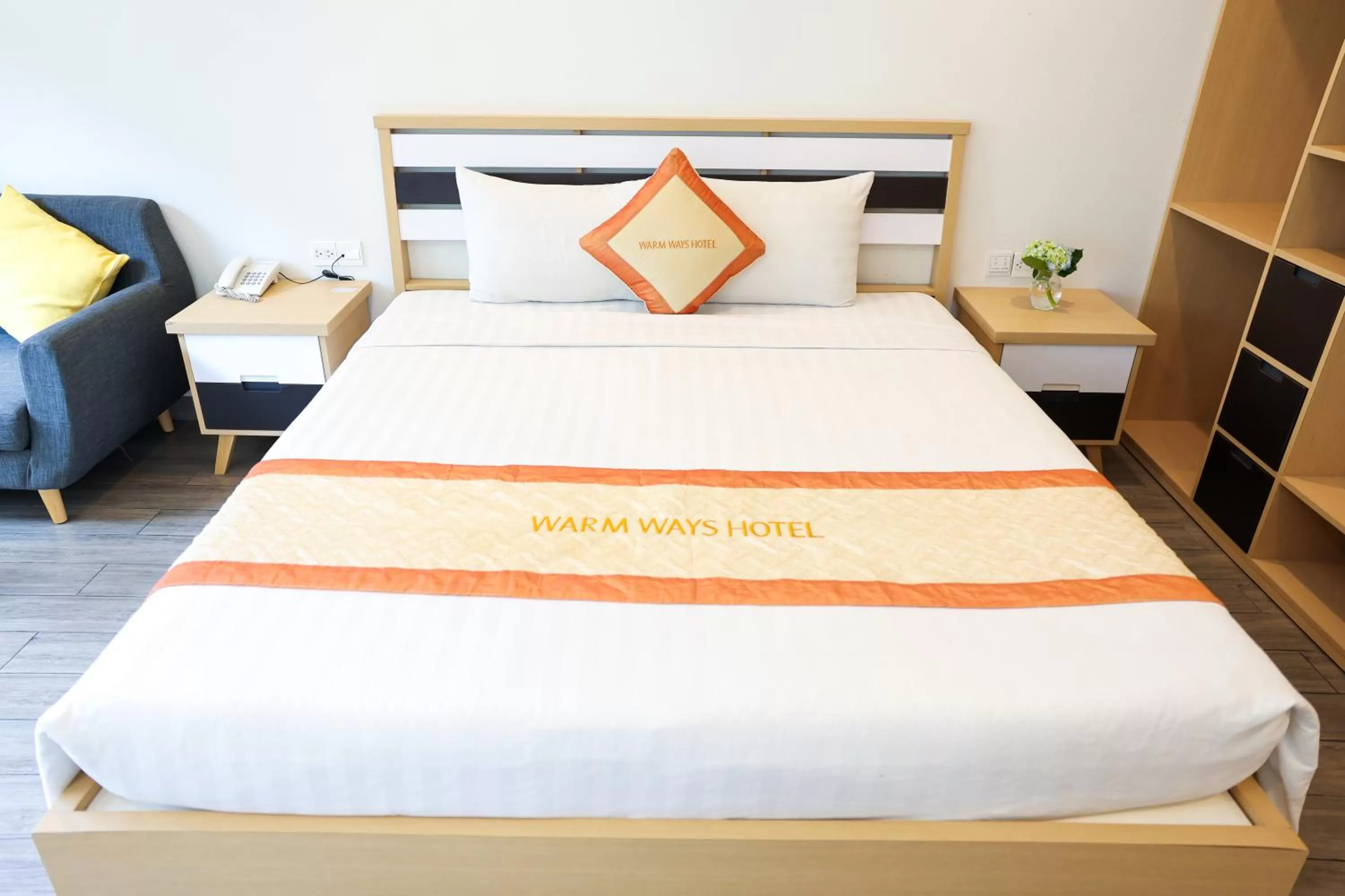 Bed in Warm Ways Hotel & Serviced Apartments