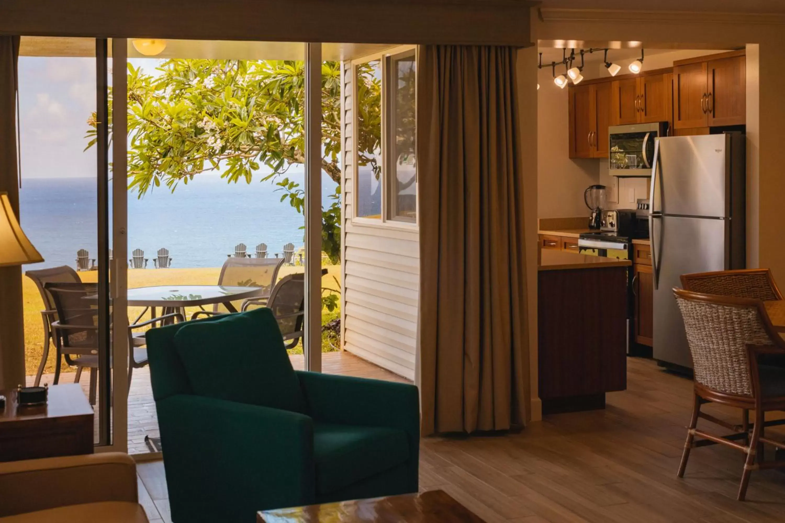 Living room in The Cliffs at Princeville