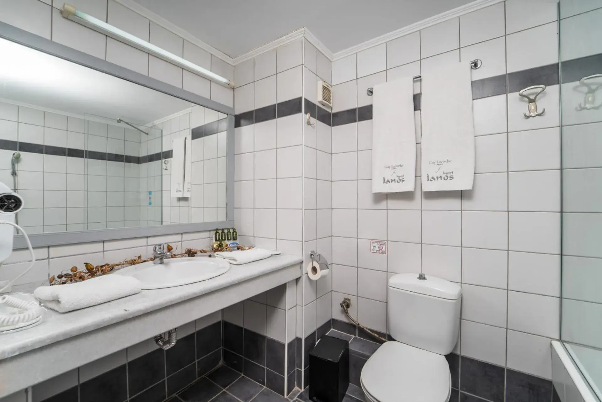 Bathroom in Ianos Hotel