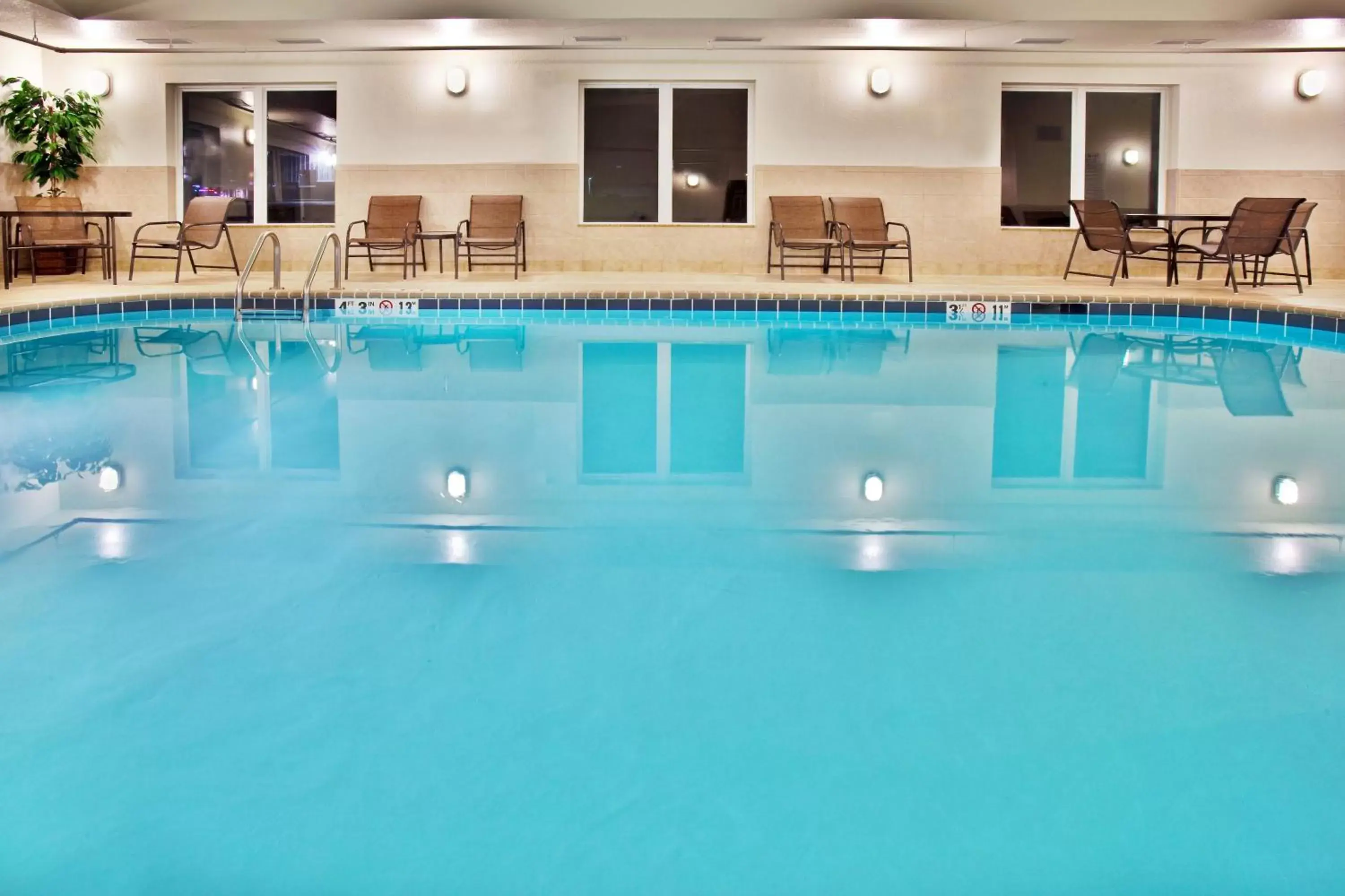 Swimming Pool in Holiday Inn Express Hotel & Suites - Dubuque West, an IHG Hotel