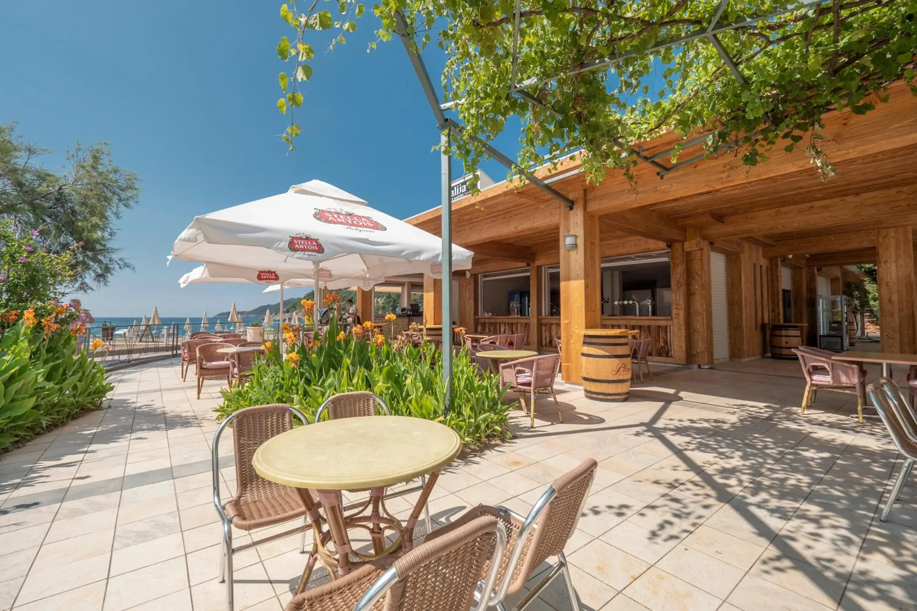 Restaurant/places to eat, Patio/Outdoor Area in Montenegro Beach Resort