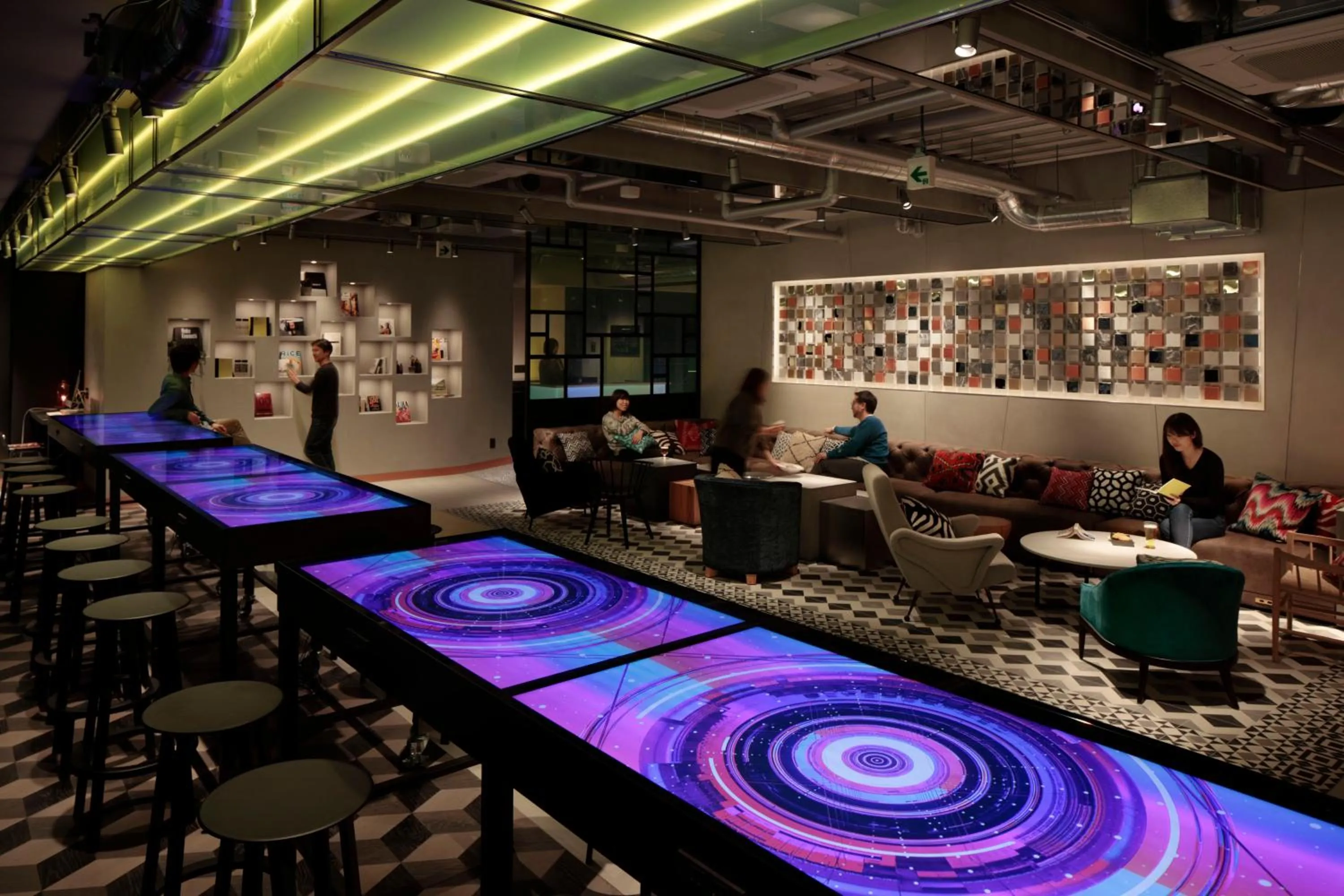 Communal lounge/ TV room in The Millennials Shibuya