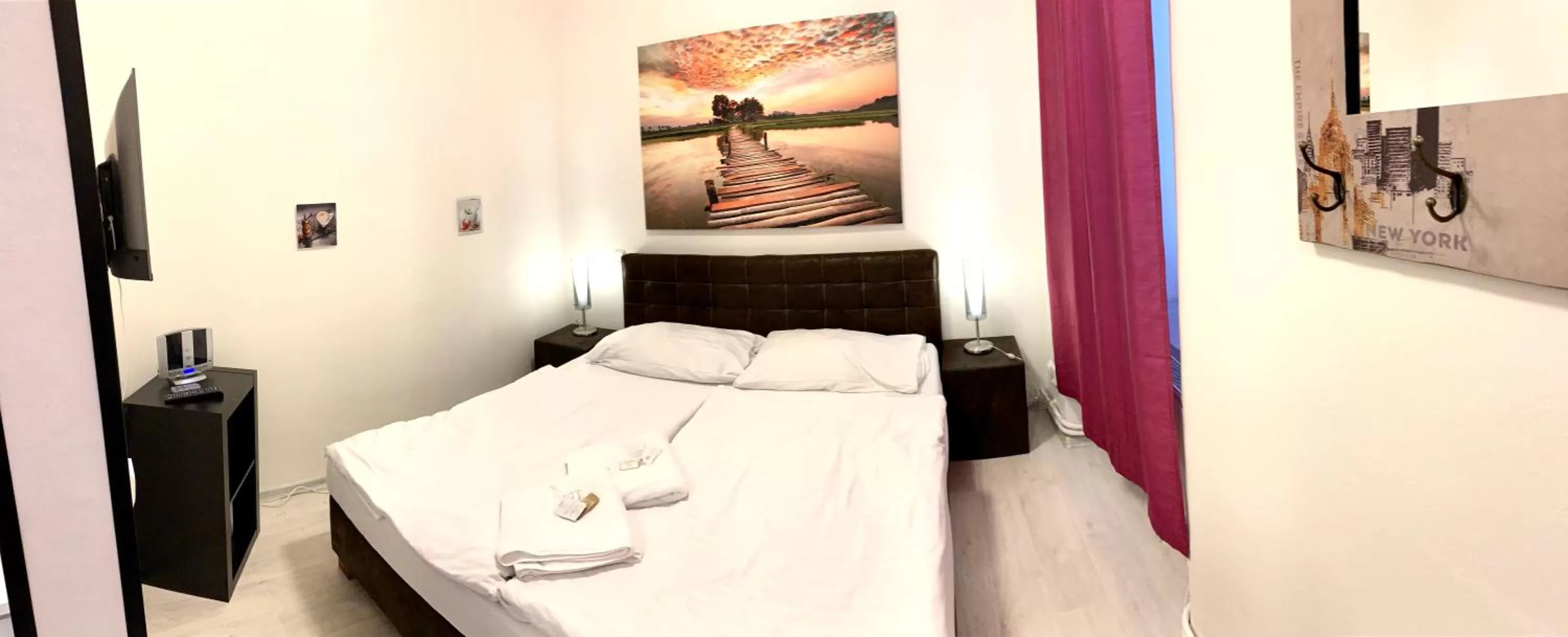 Bed in Hotel Stará Pošta