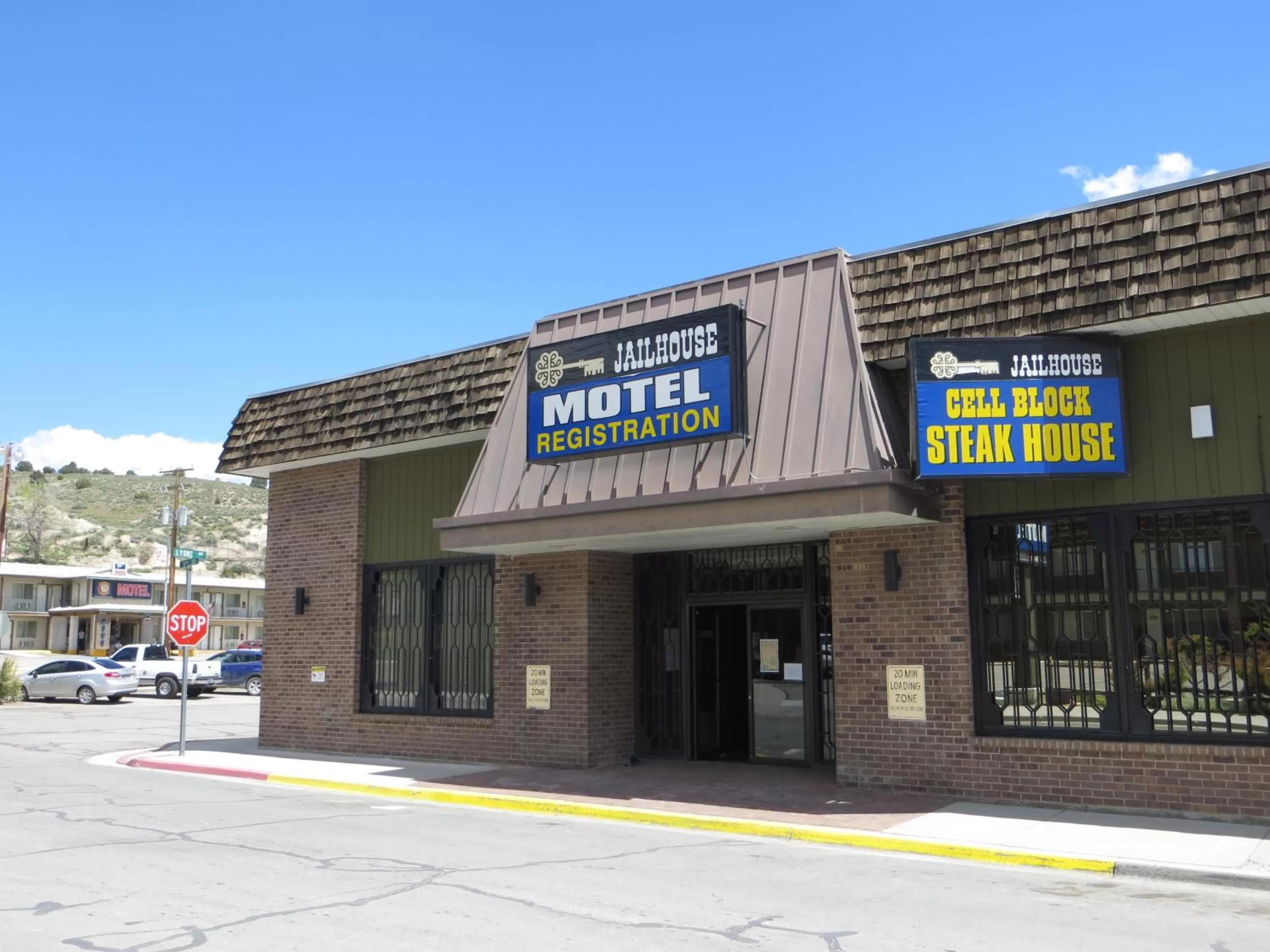 Facade/entrance, Property Building in Jailhouse Motel and Casino