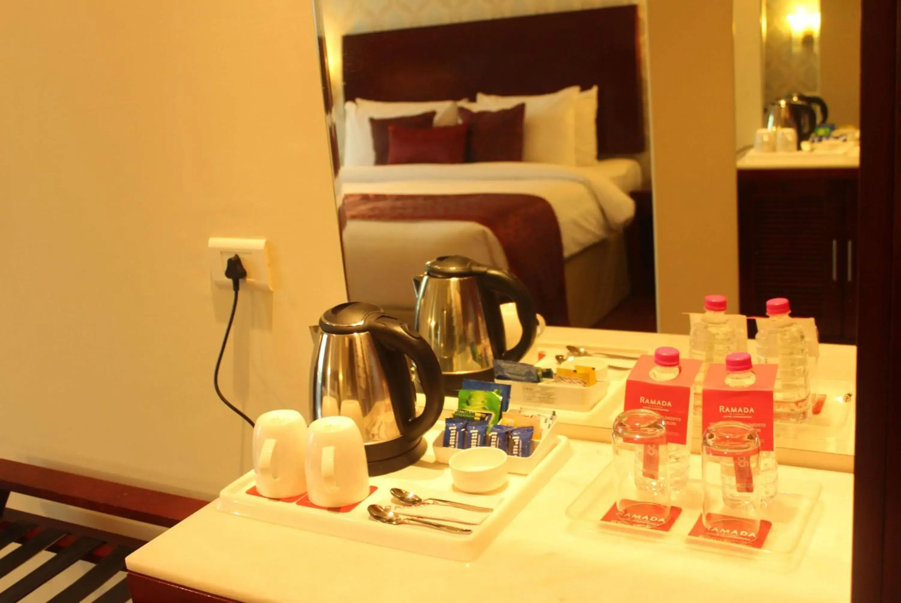 Photo of the whole room, Bed in Ramada by Wyndham Jaipur Jaisinghpura Photo of the whole room, Bed in Ramada by Wyndham Jaipur Jaisinghpura