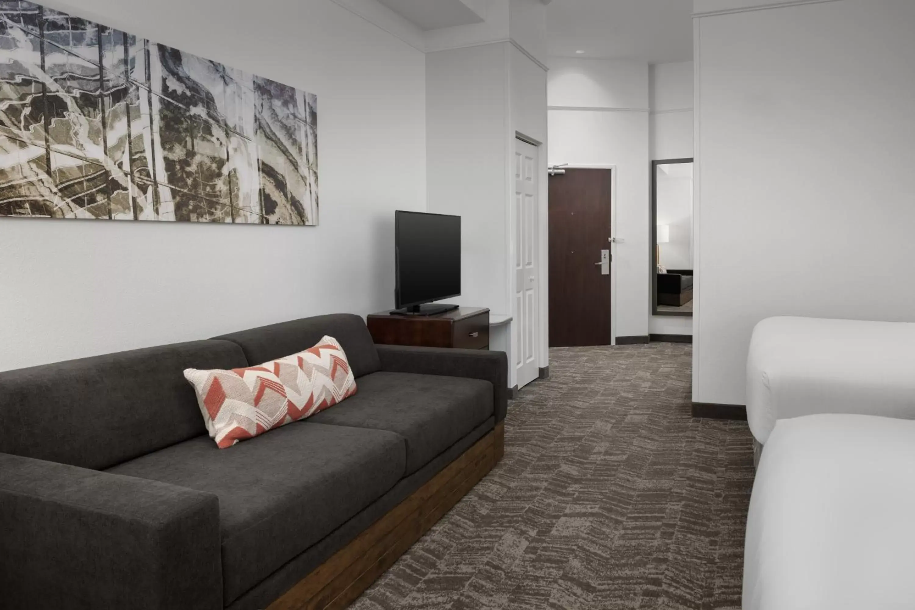 Bedroom, Seating Area in SpringHill Suites by Marriott Portland Vancouver