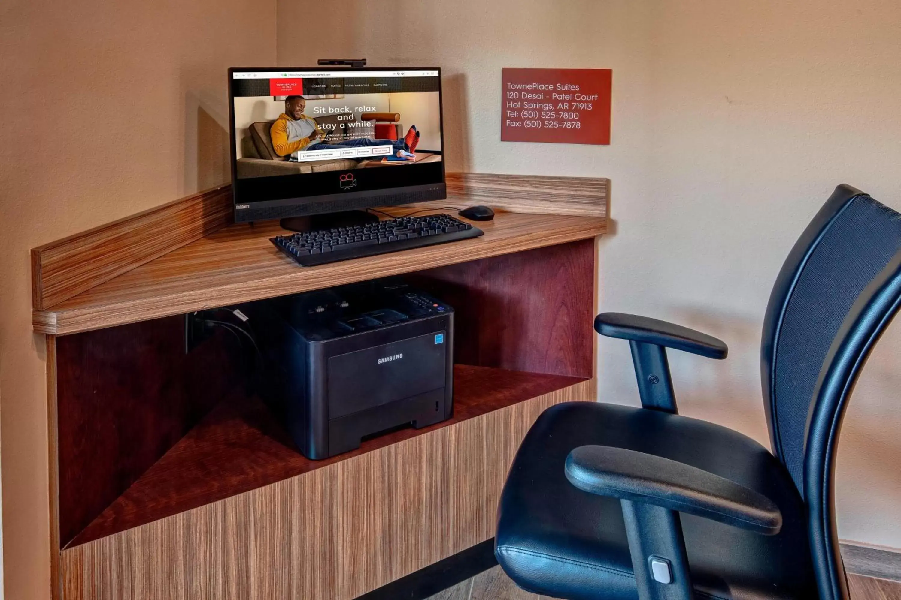 Business facilities, TV/Entertainment Center in TownePlace Suites by Marriott Hot Springs