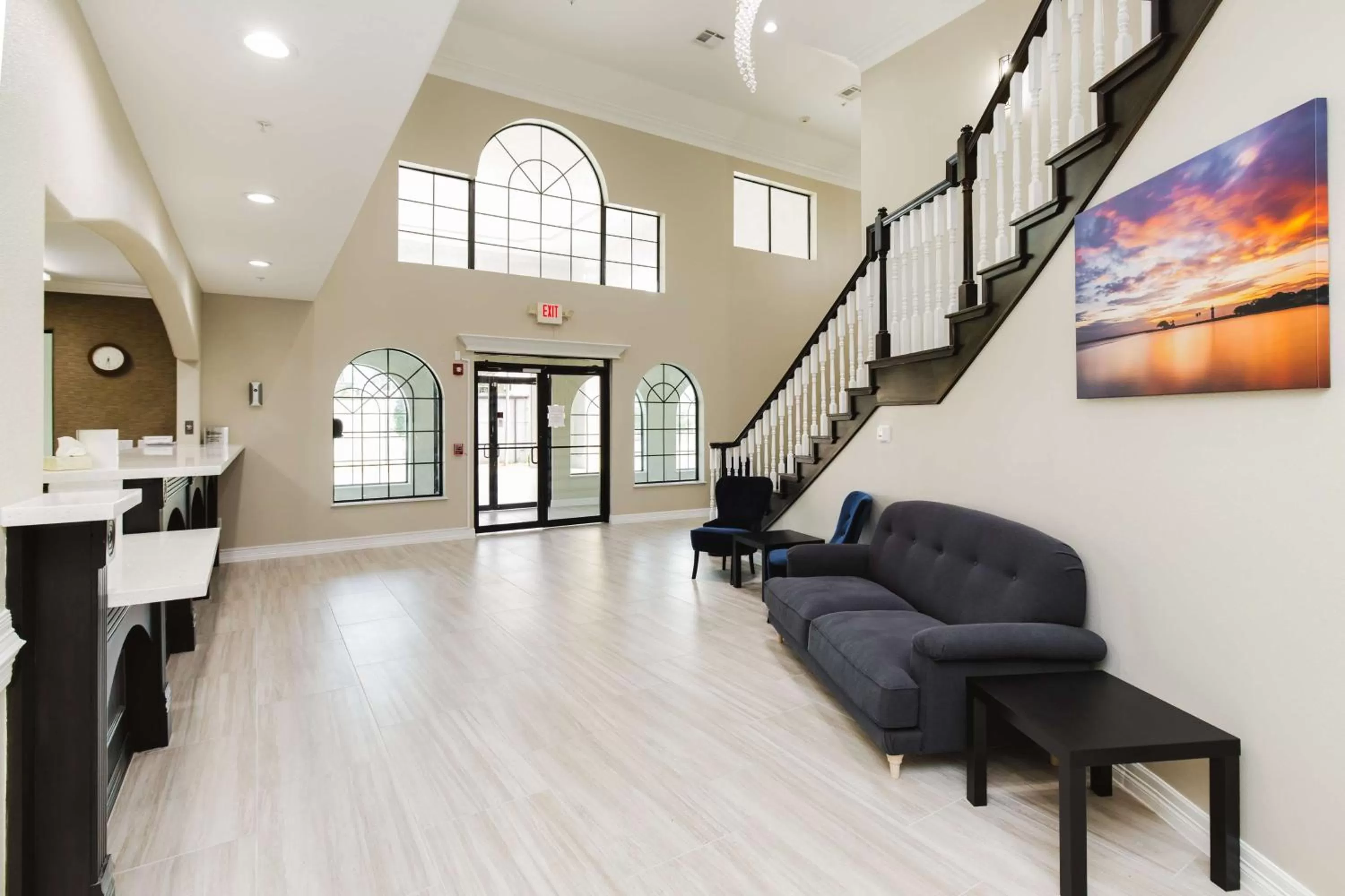 Lobby or reception in SureStay Studio by Best Western Conroe Downtown