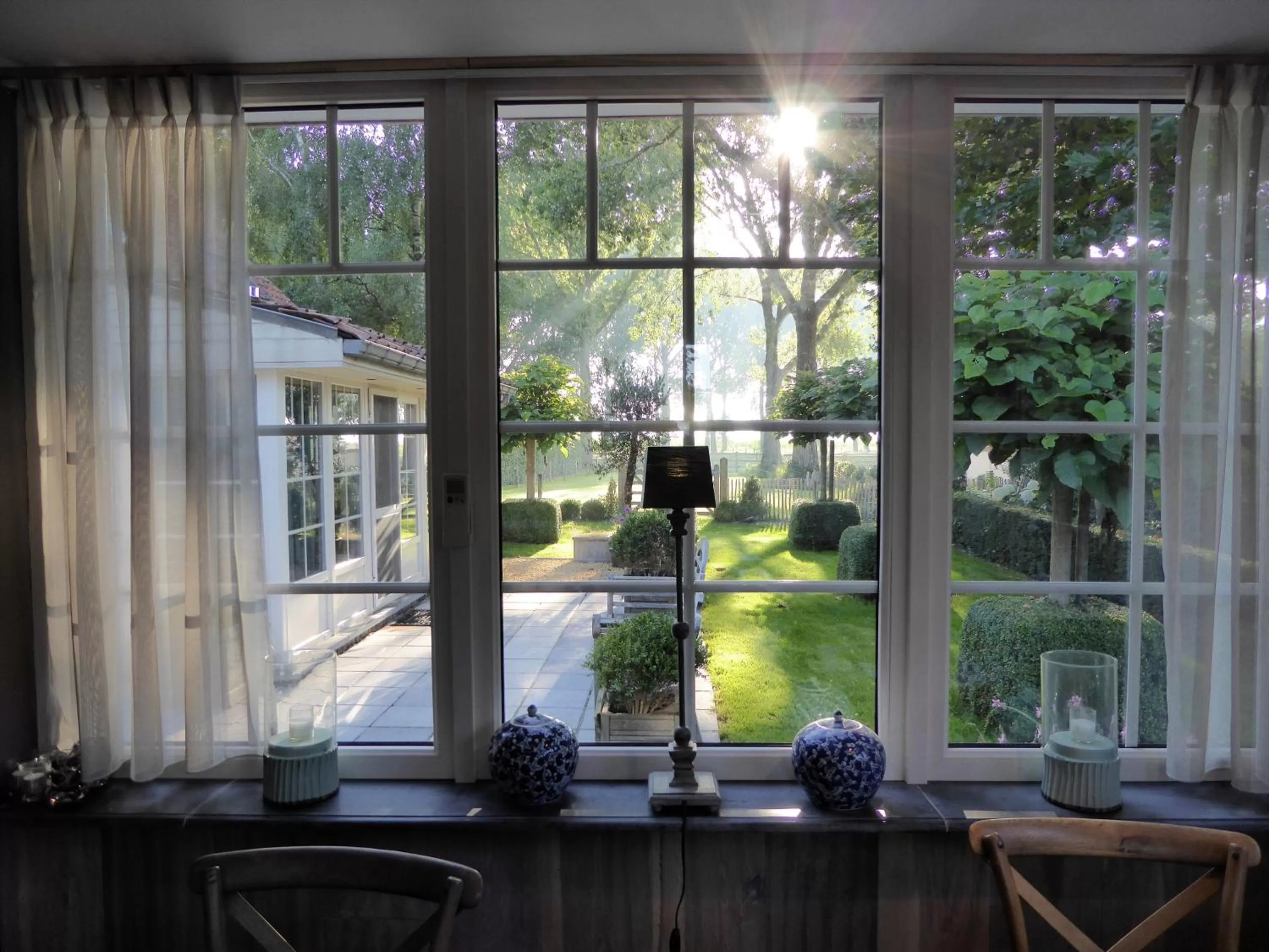 Garden view in Boutique hotel Het Bloemenhof