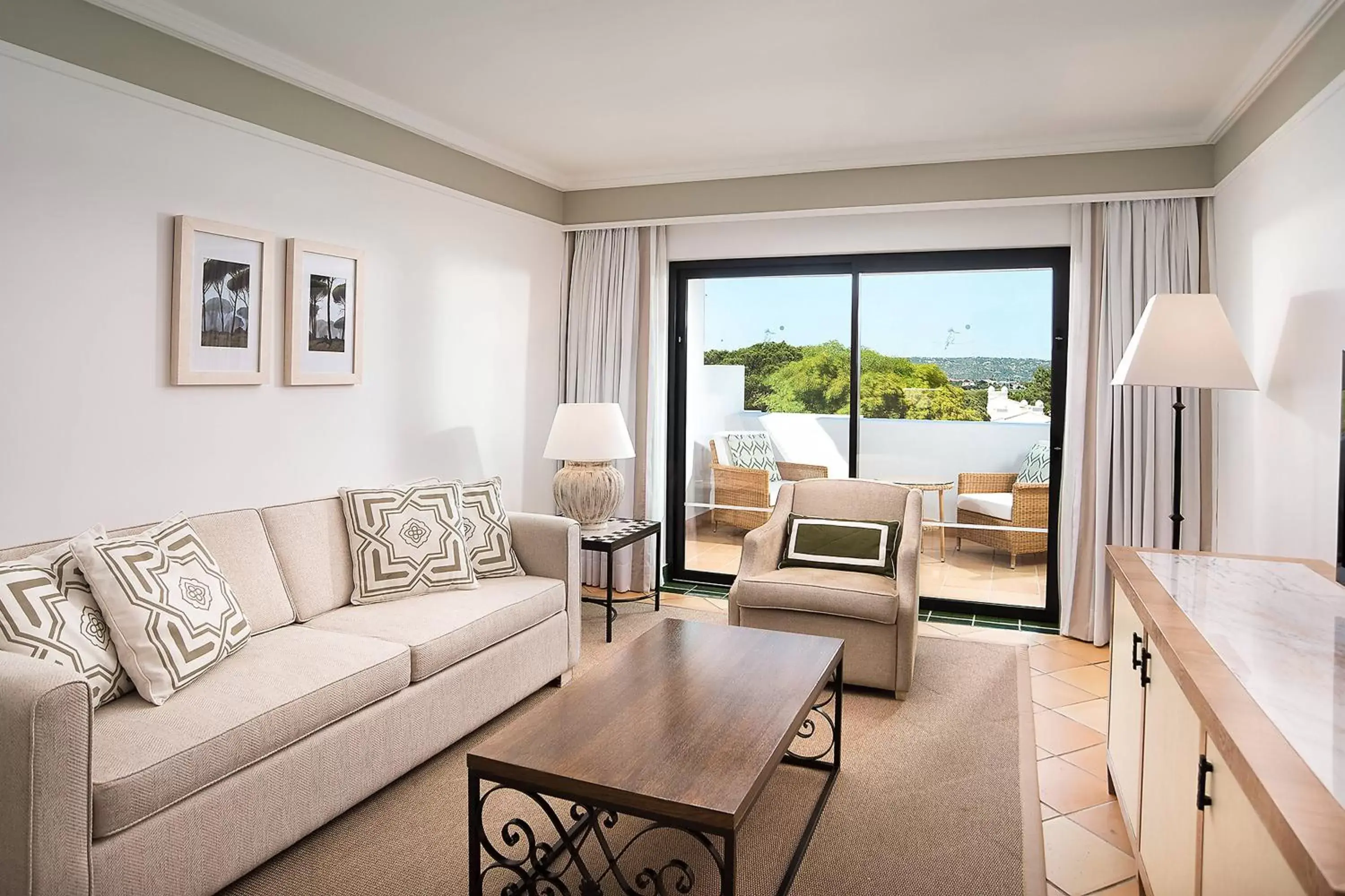 Living room, Seating Area in Pine Cliffs Hotel, a Luxury Collection Resort, Algarve