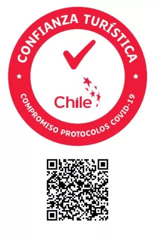 Lobby or reception in The Patagonian Lodge