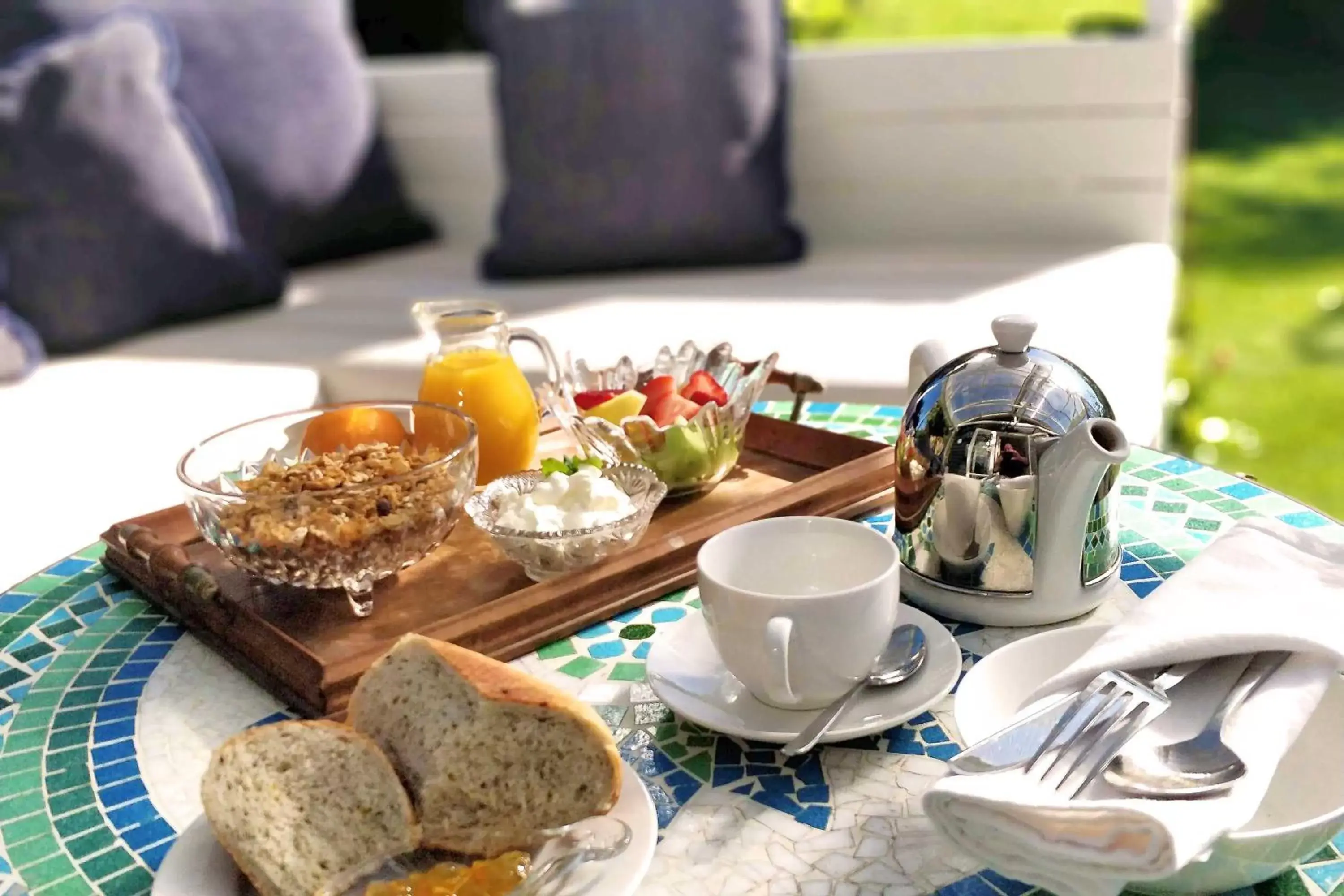 Food close-up in Moon Gate Villa Food close-up in Moon Gate Villa