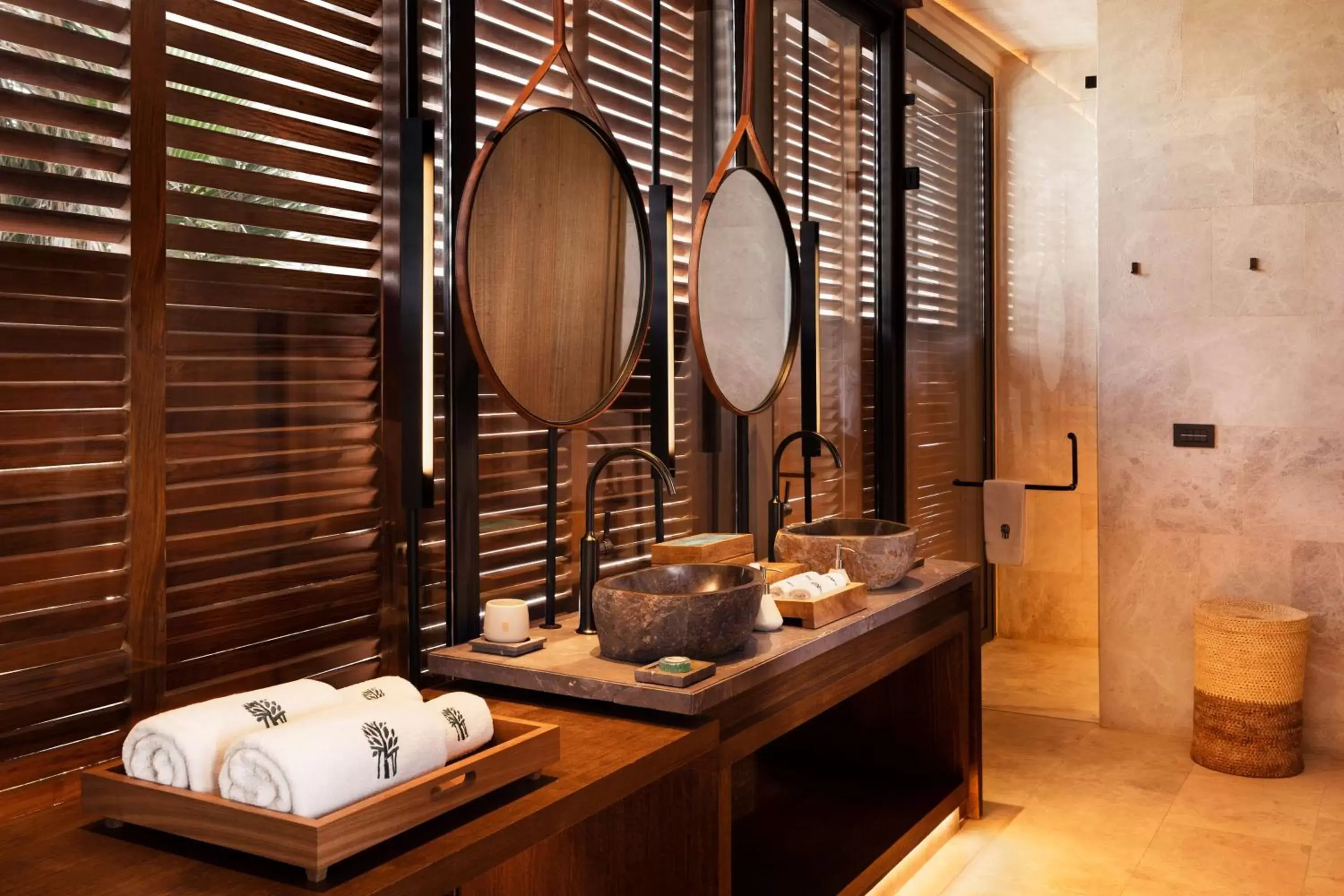 Bathroom in Banyan Tree Mayakoba