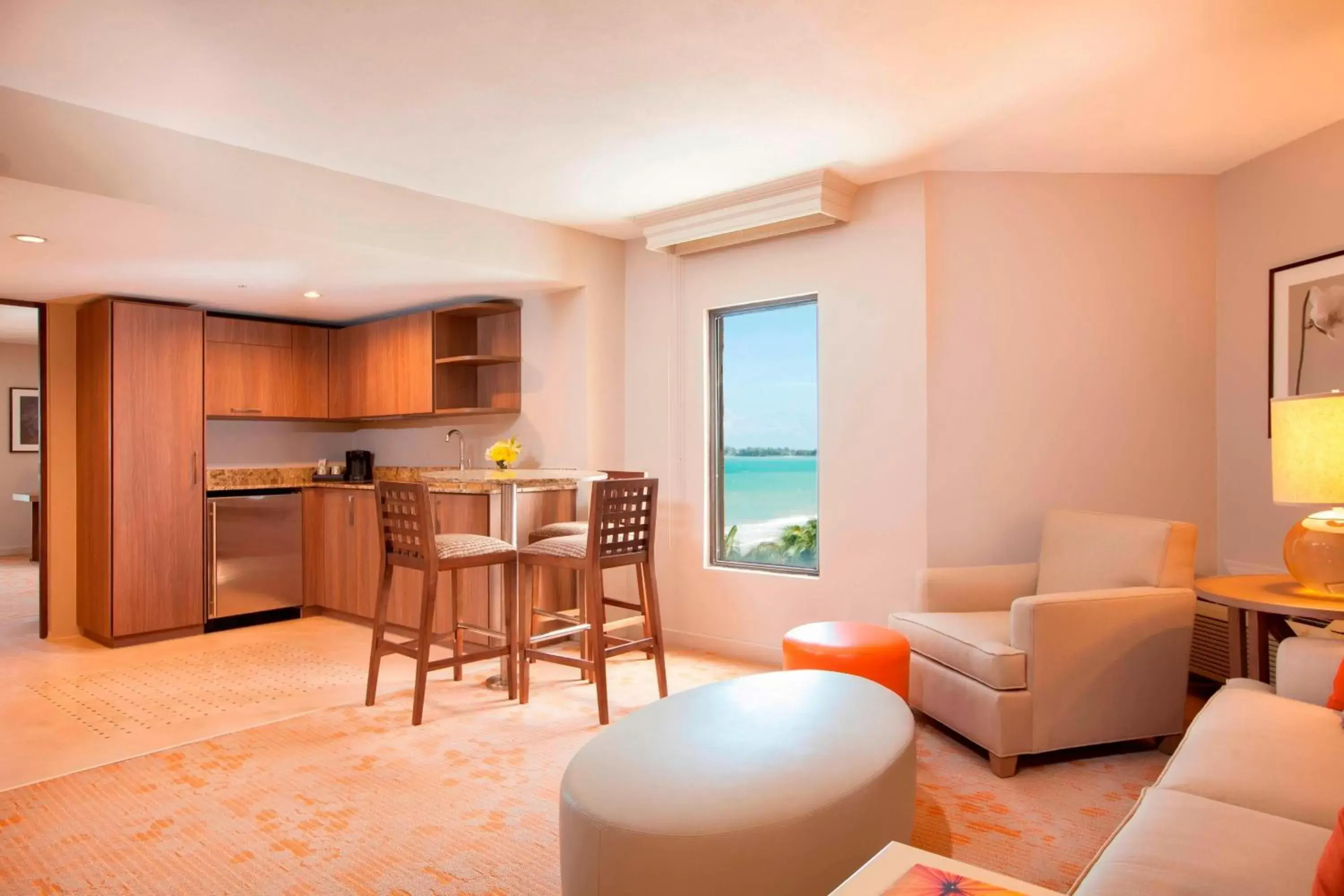 Living room, Seating Area in Courtyard by Marriott Isla Verde Beach Resort