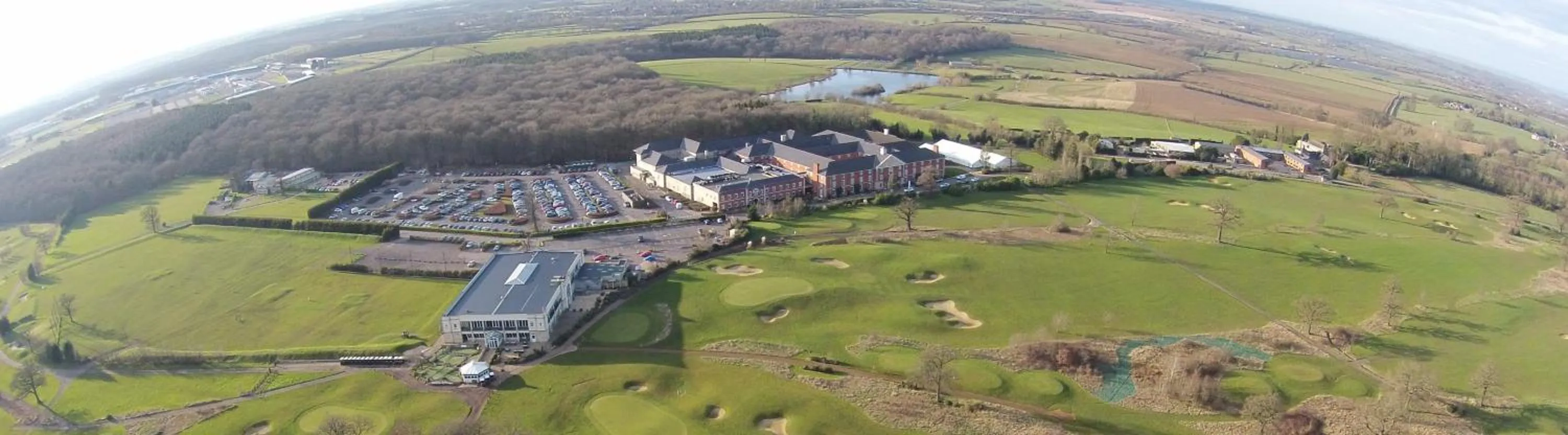 Bird's eye view in Whittlebury Hall and Spa