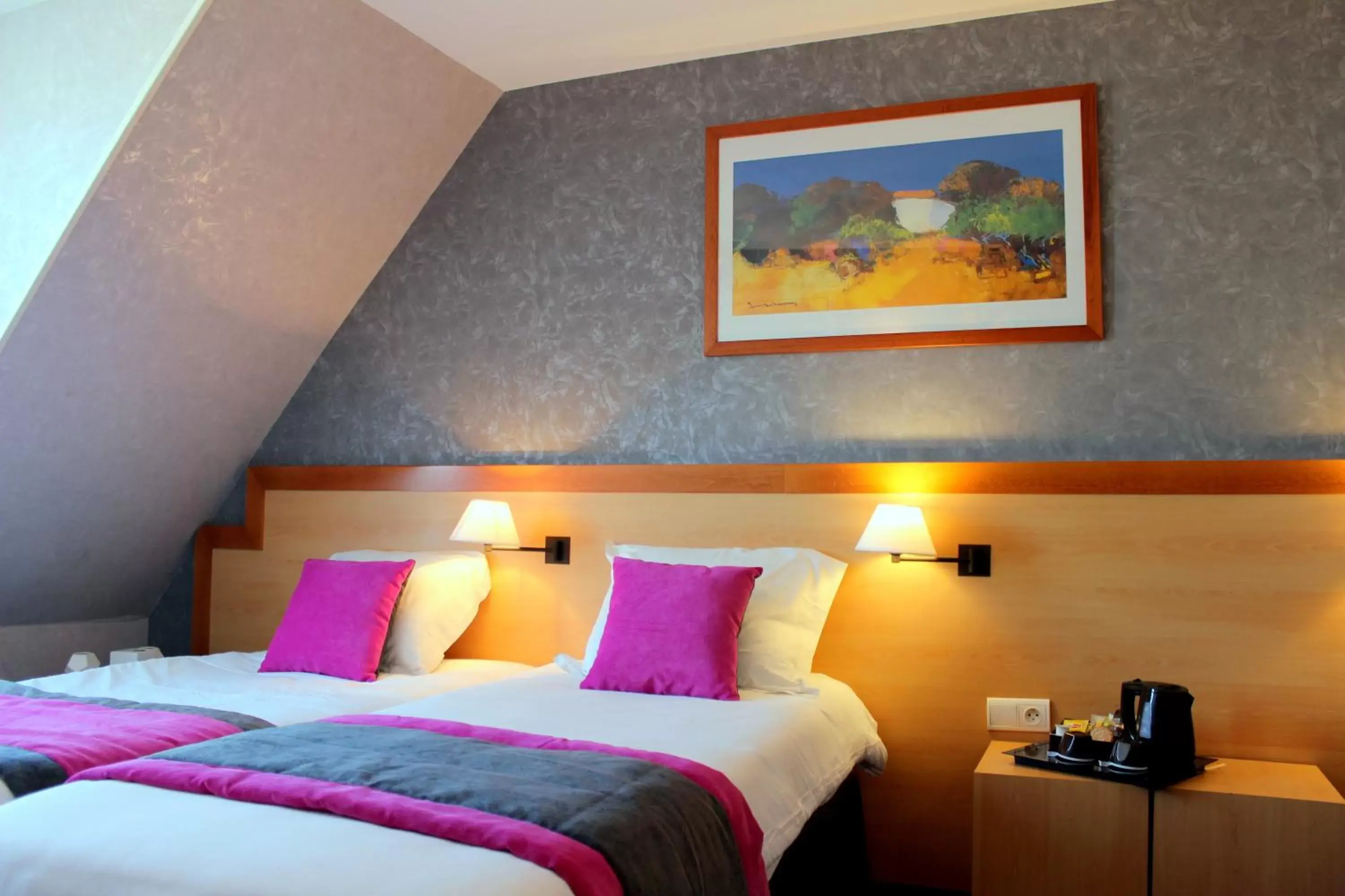 Bed in Hotel du Chemin Vert
