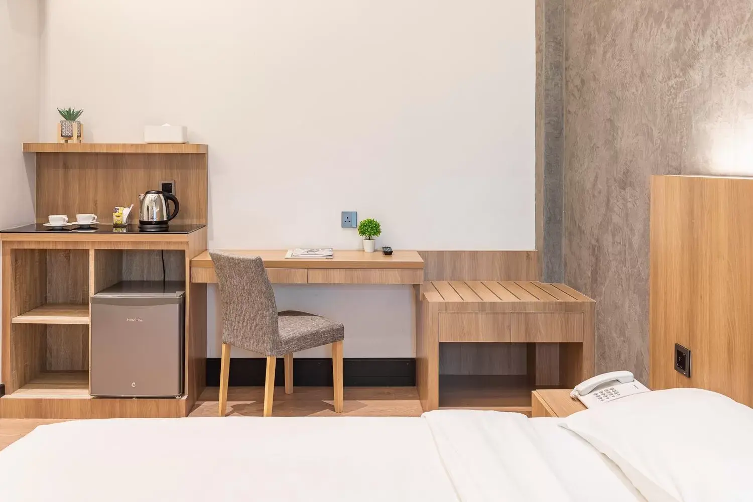 Coffee/tea facilities, Bed in The NINES HOTEL Malacca Coffee/tea facilities, Bed in The NINES HOTEL Malacca