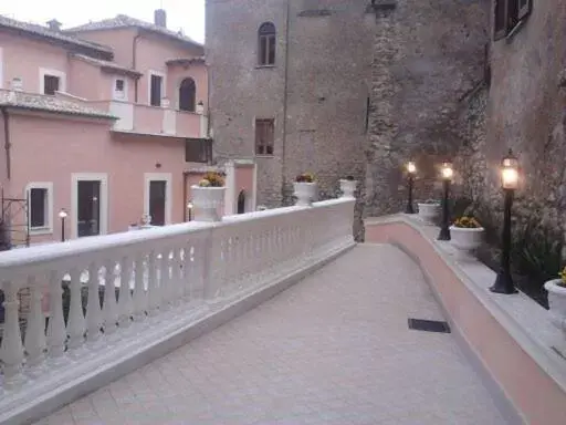 Balcony/Terrace in Palazzo Moraschi Subiaco