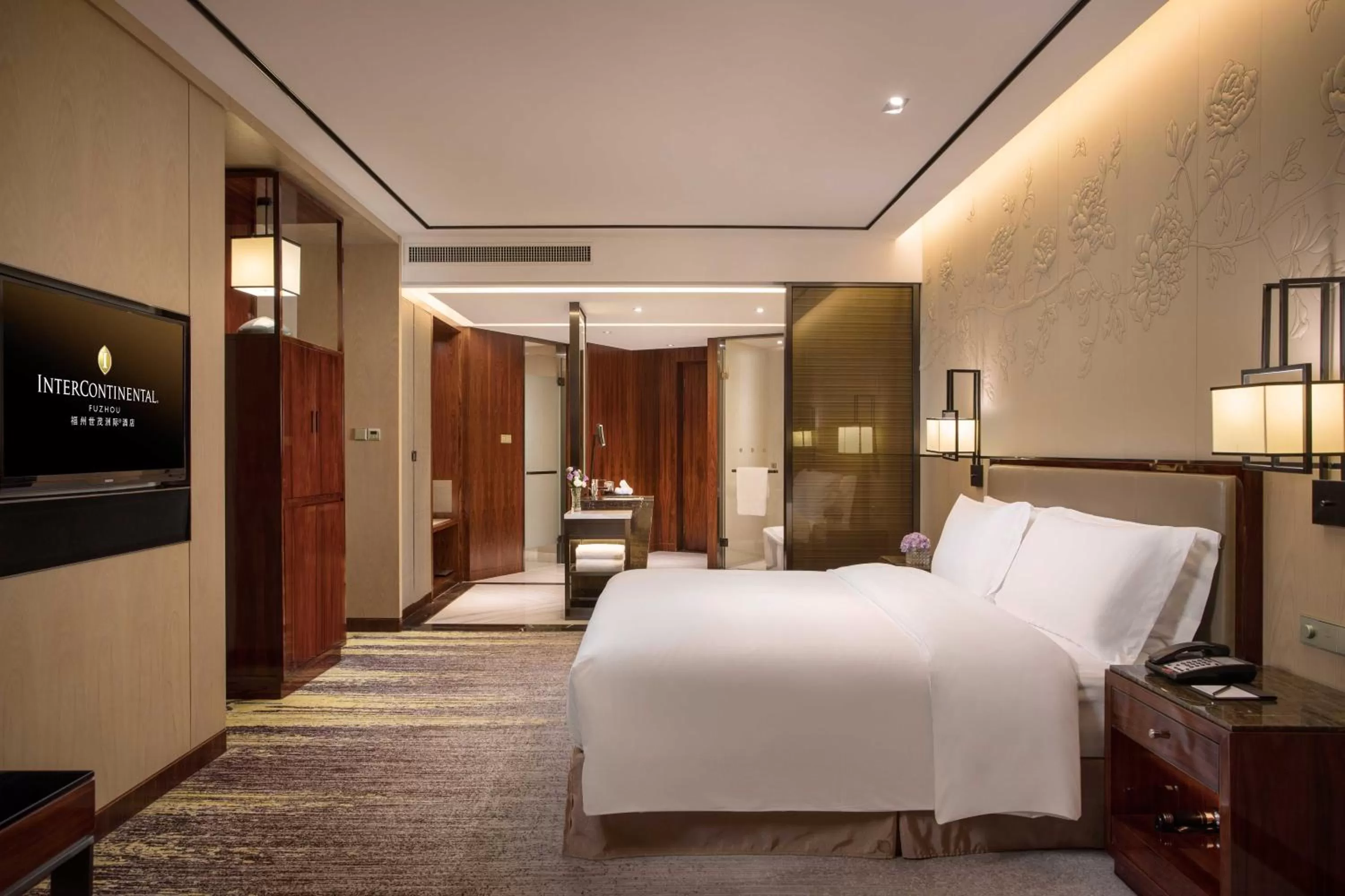 Bedroom, Bed in InterContinental Fuzhou