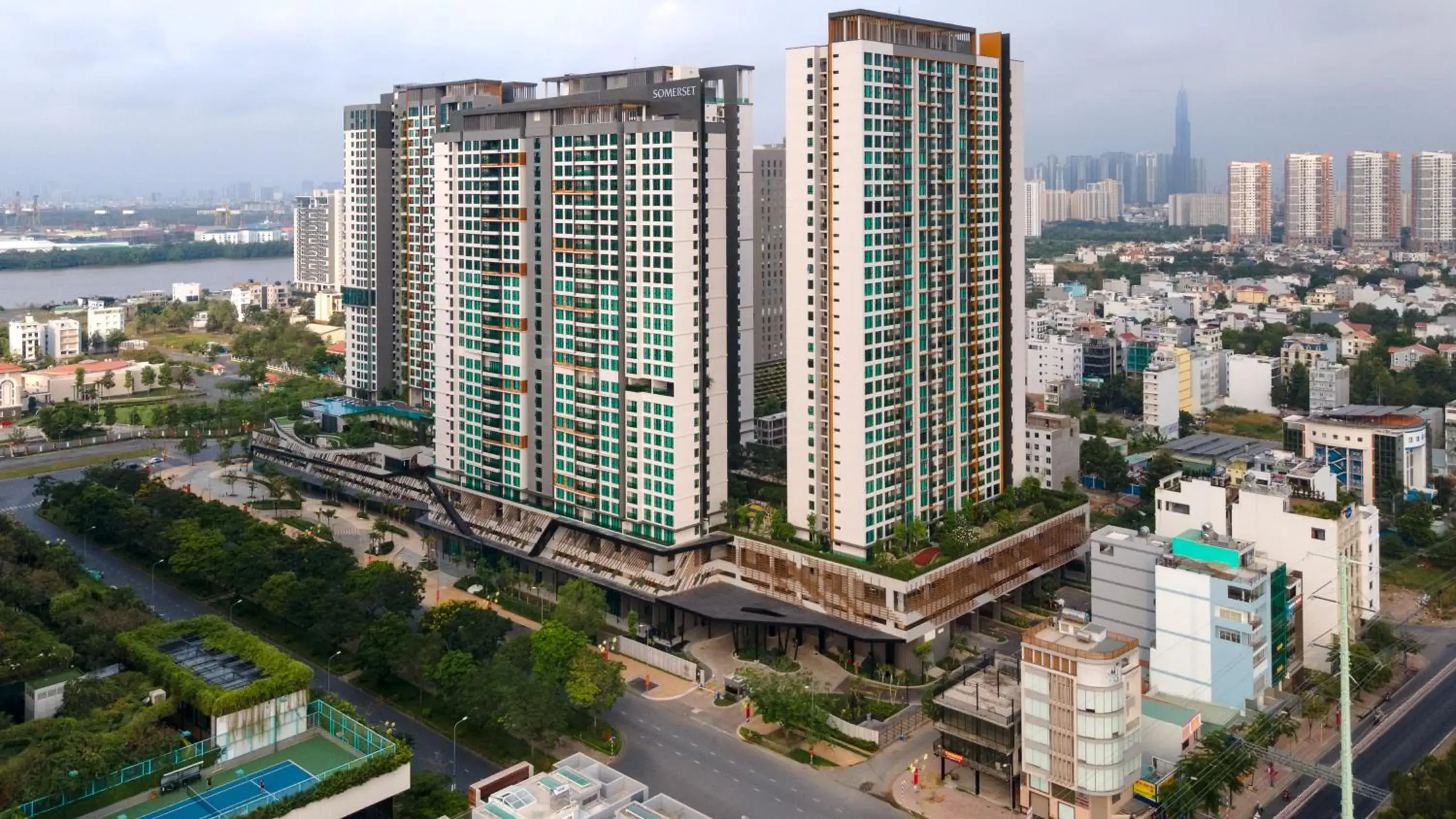 Property building, Bird's-eye View in Somerset Feliz Ho Chi Minh City