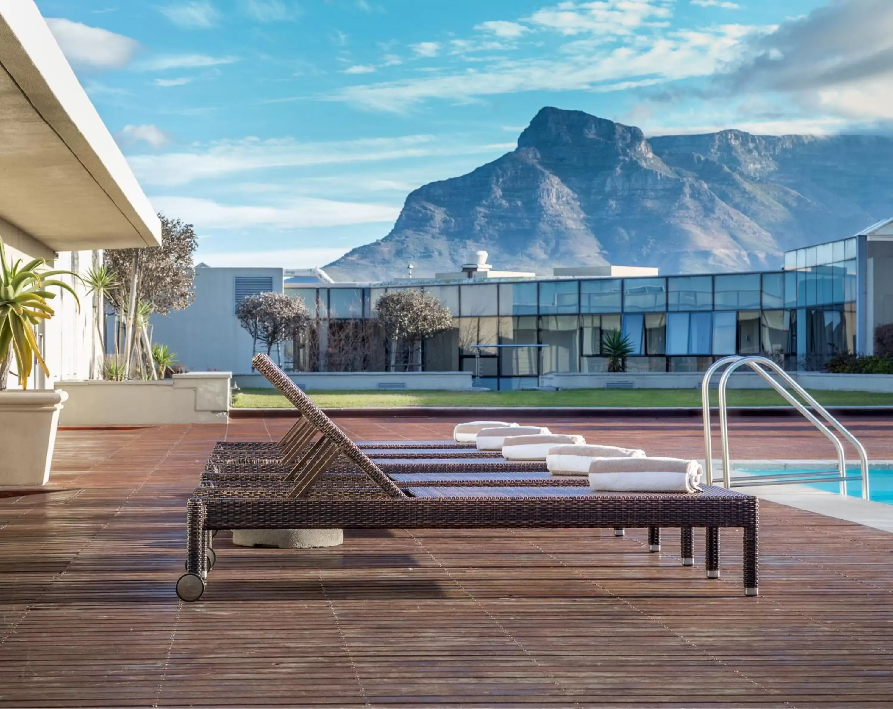 Balcony/Terrace, Swimming Pool in Lagoon Beach Hotel & Spa