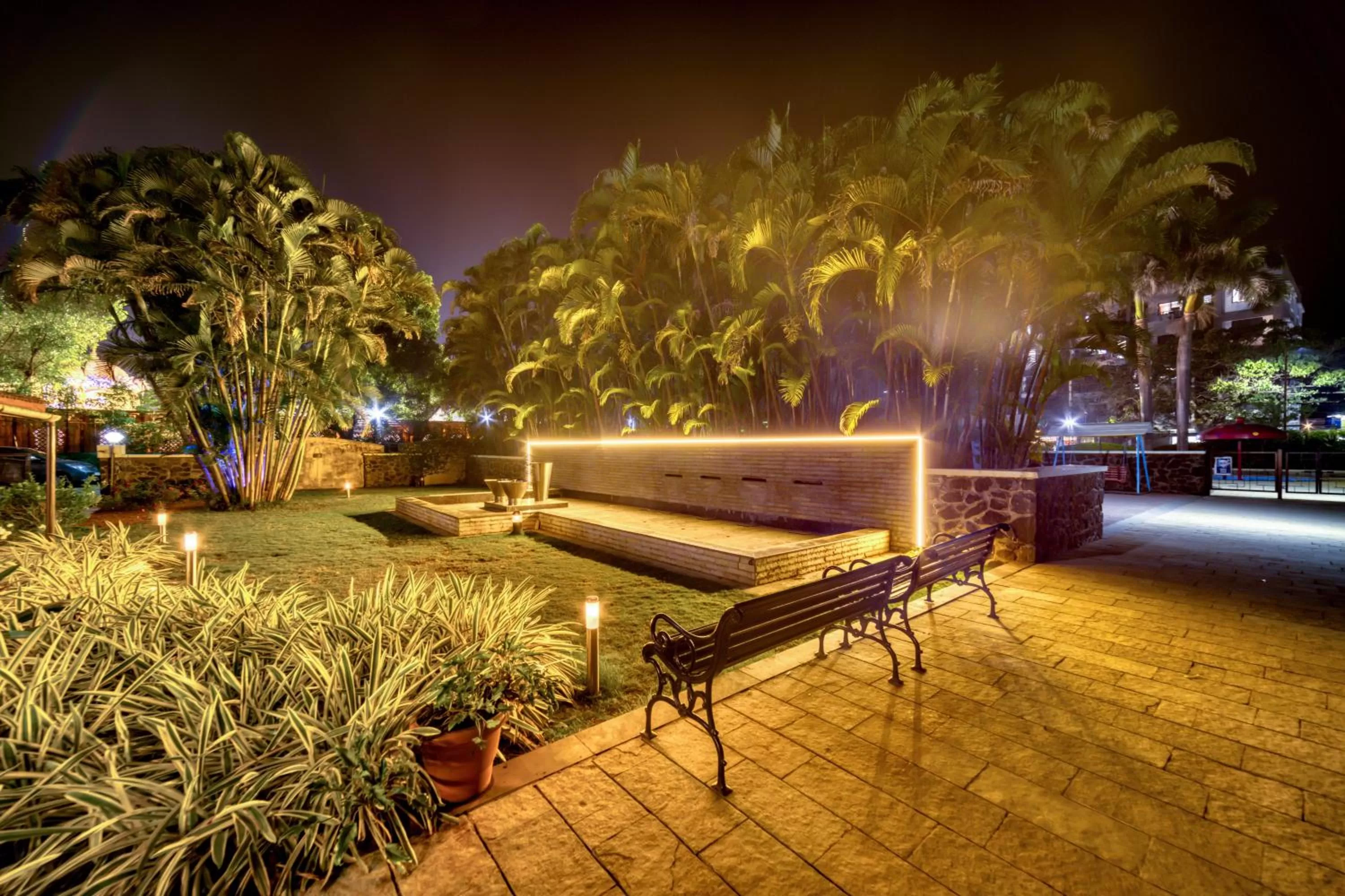 Garden in Hotel Ashwin Igatpuri, Pure Veg & Jain Food