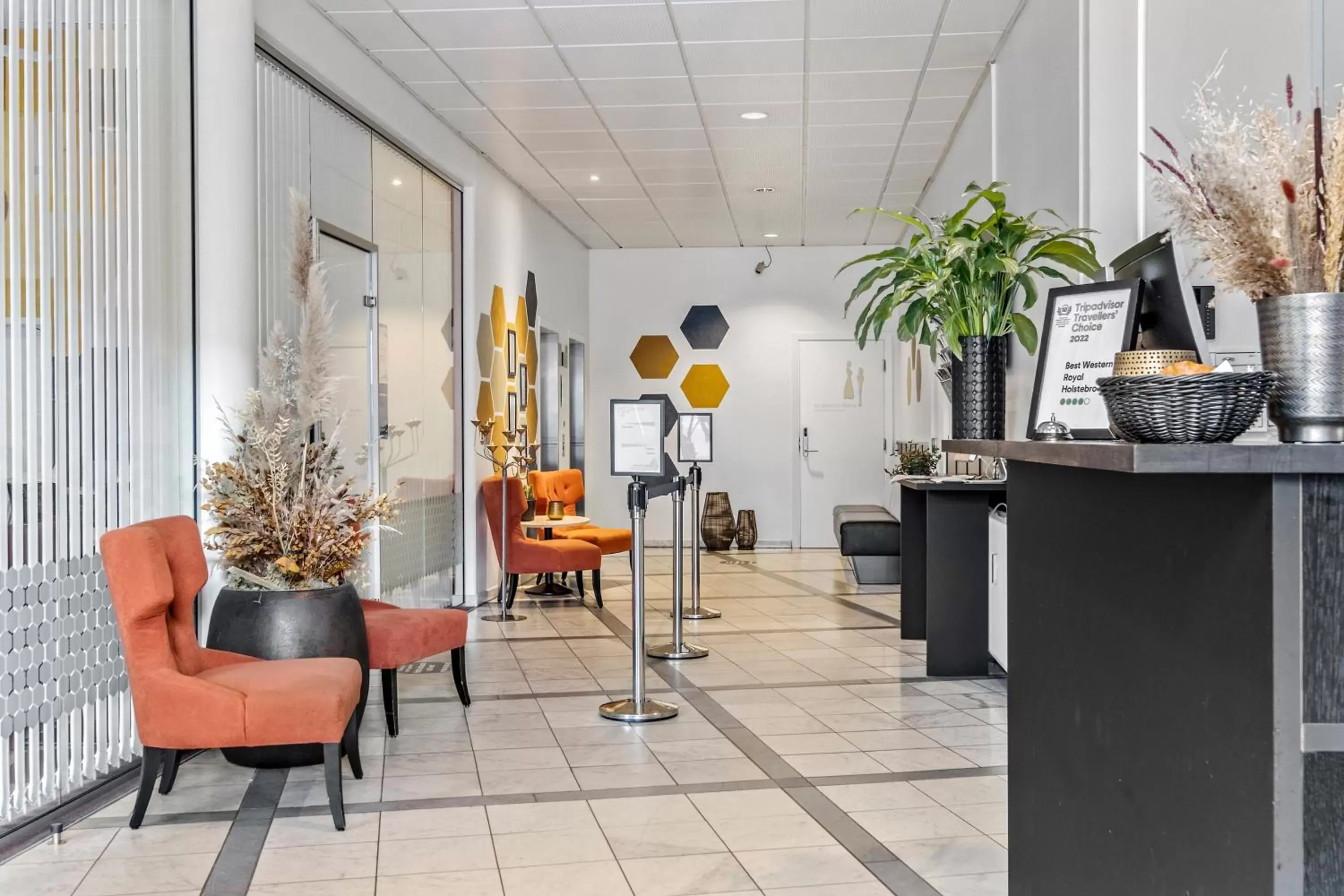 Lobby or reception, Lobby/Reception in Best Western Royal Holstebro