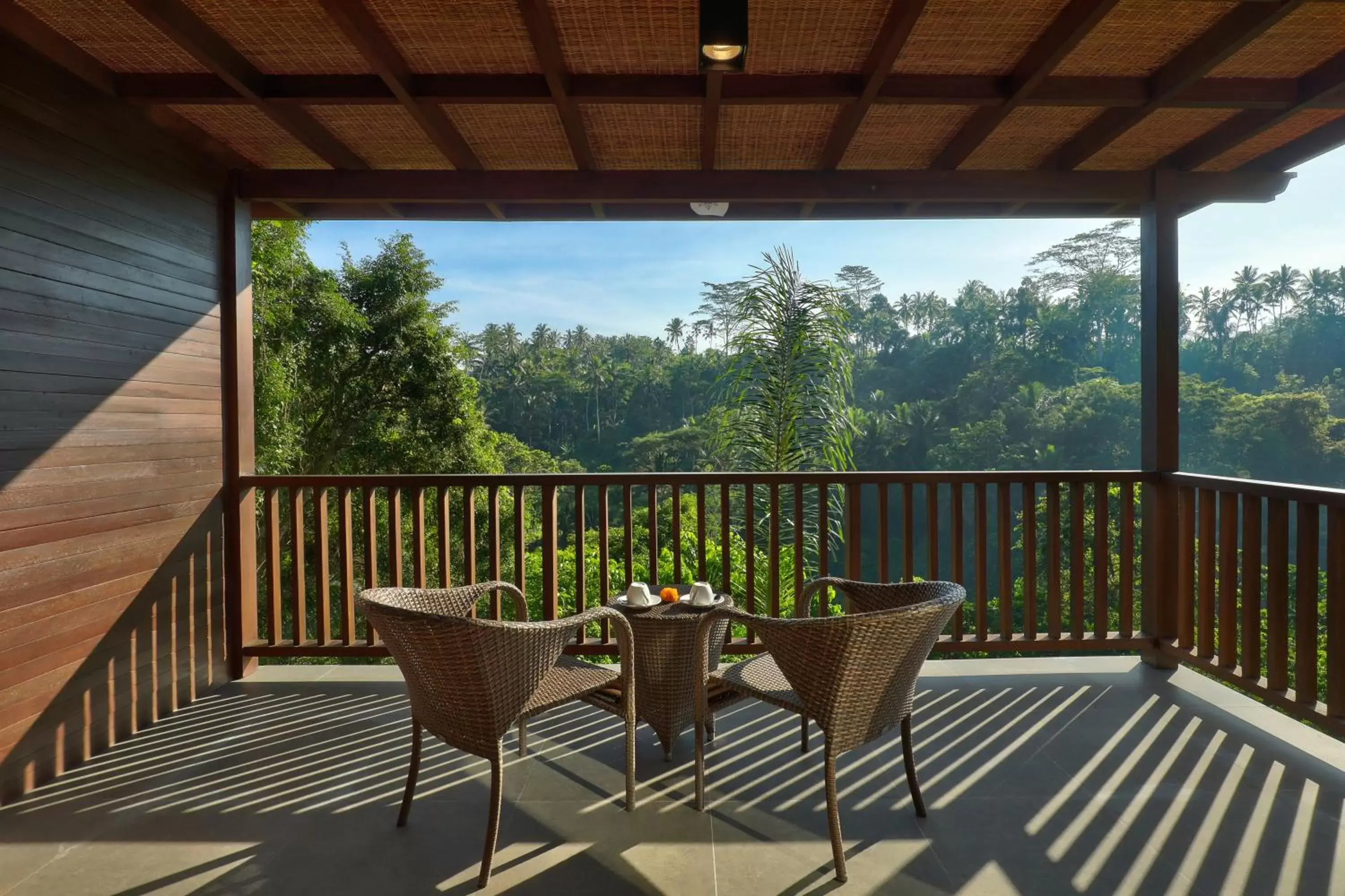 Patio, Balcony/Terrace in Jannata Resort and Spa