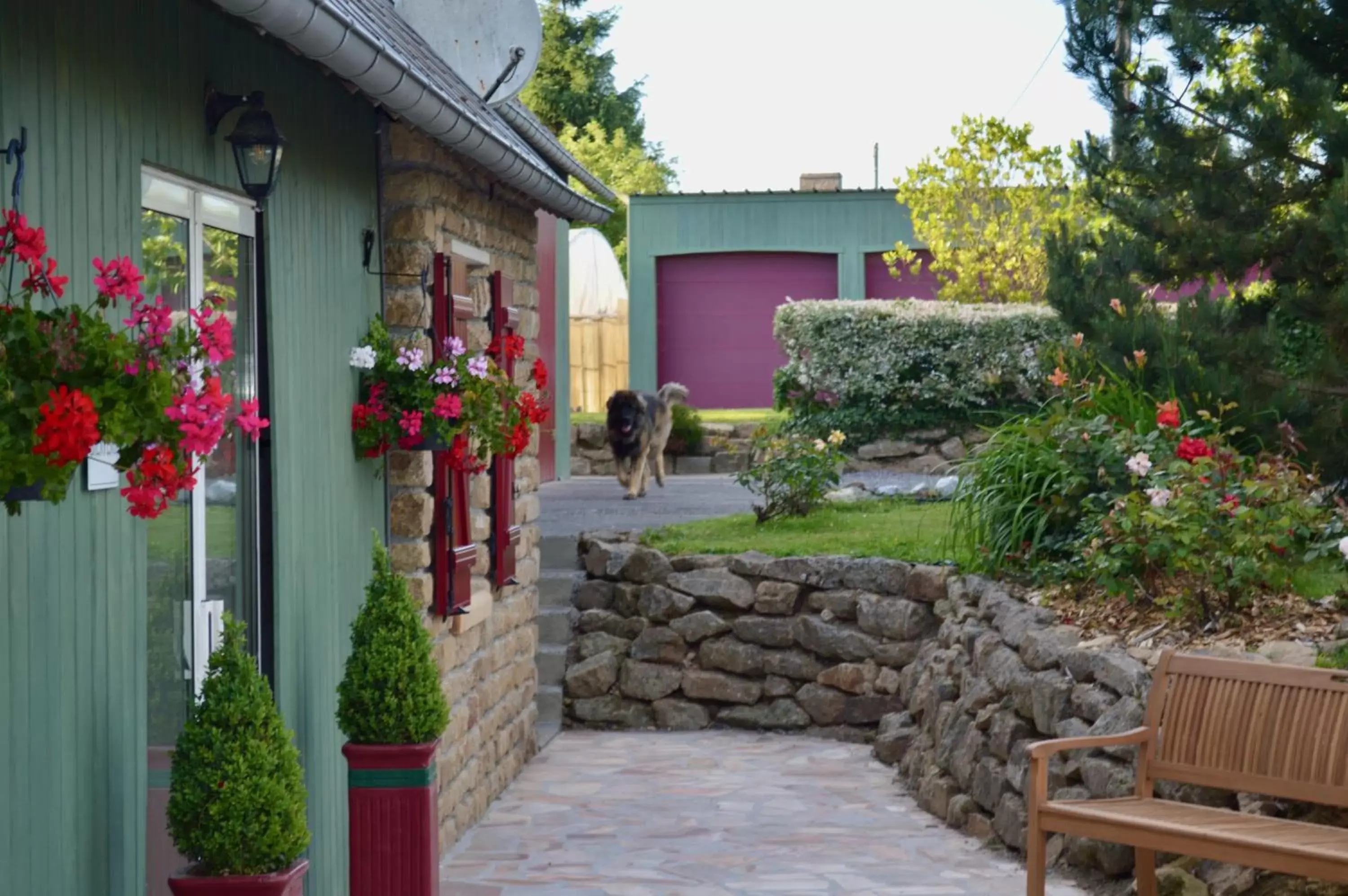 Garden, Property Building in La Pichonnière