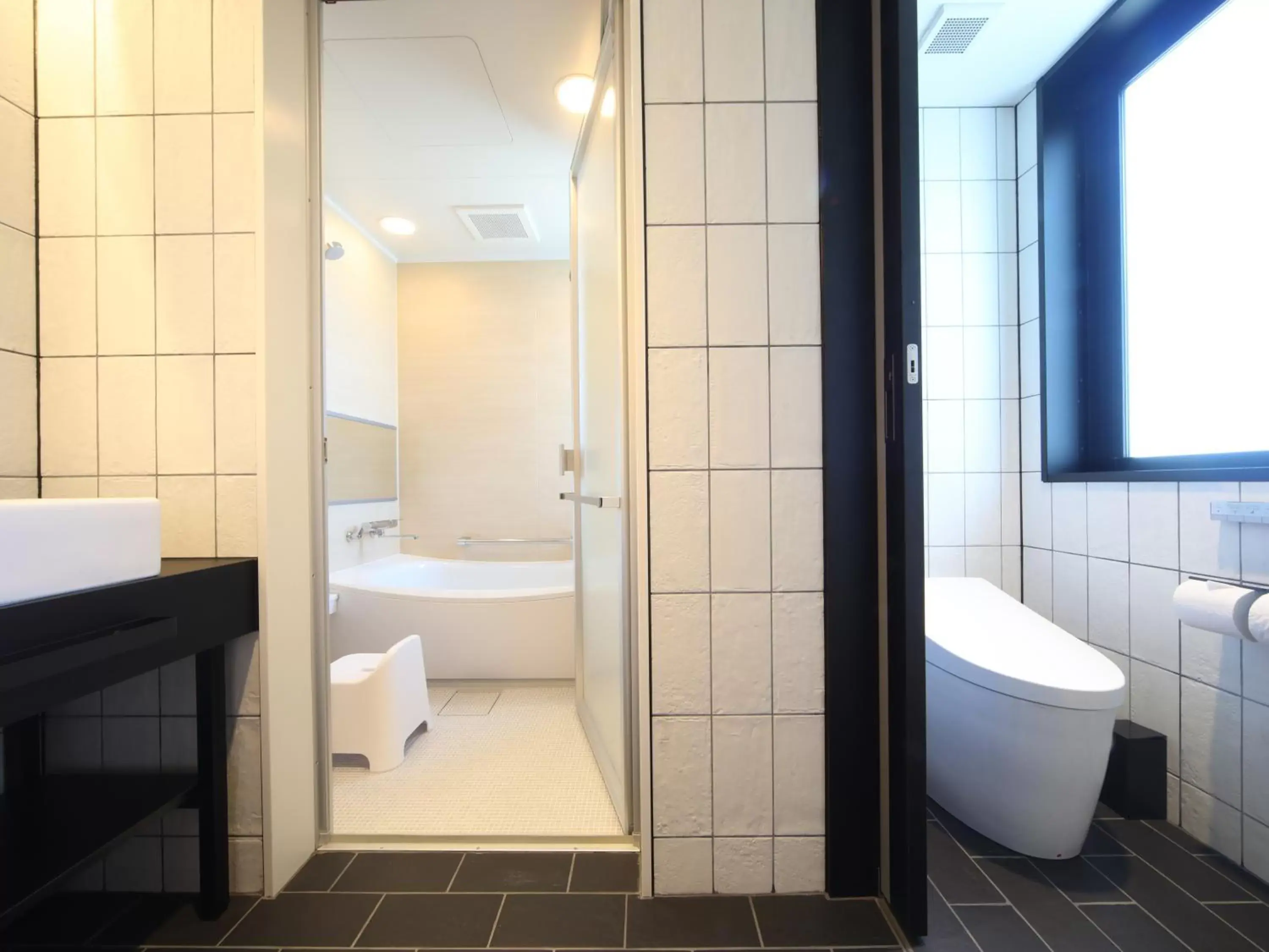 Bathroom in hotel androoms Nagoya Sakae