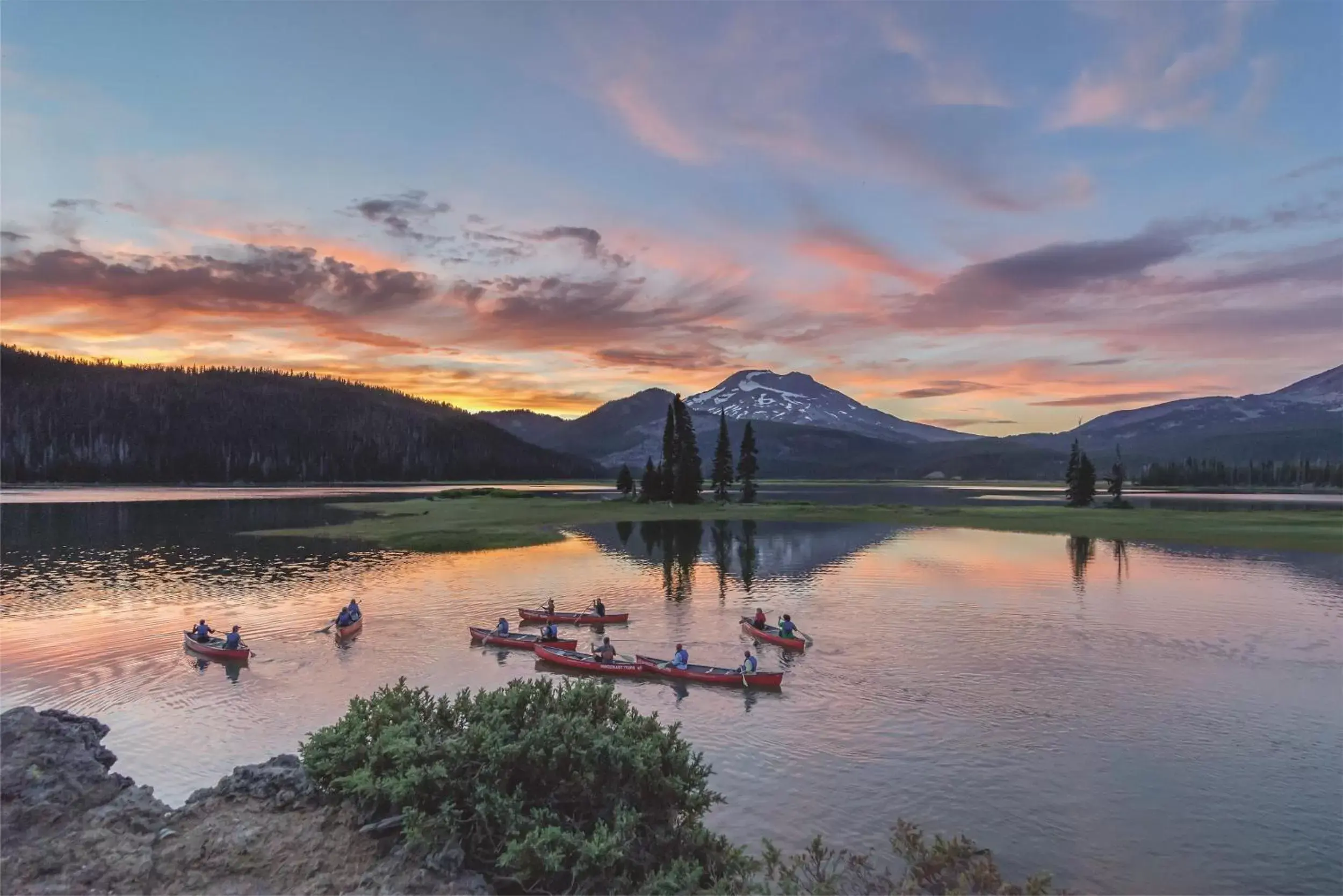 Natural landscape in Sunriver Resort