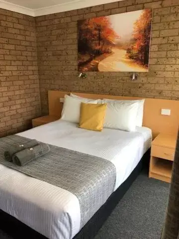 Bed in Muswellbrook Motor Inn