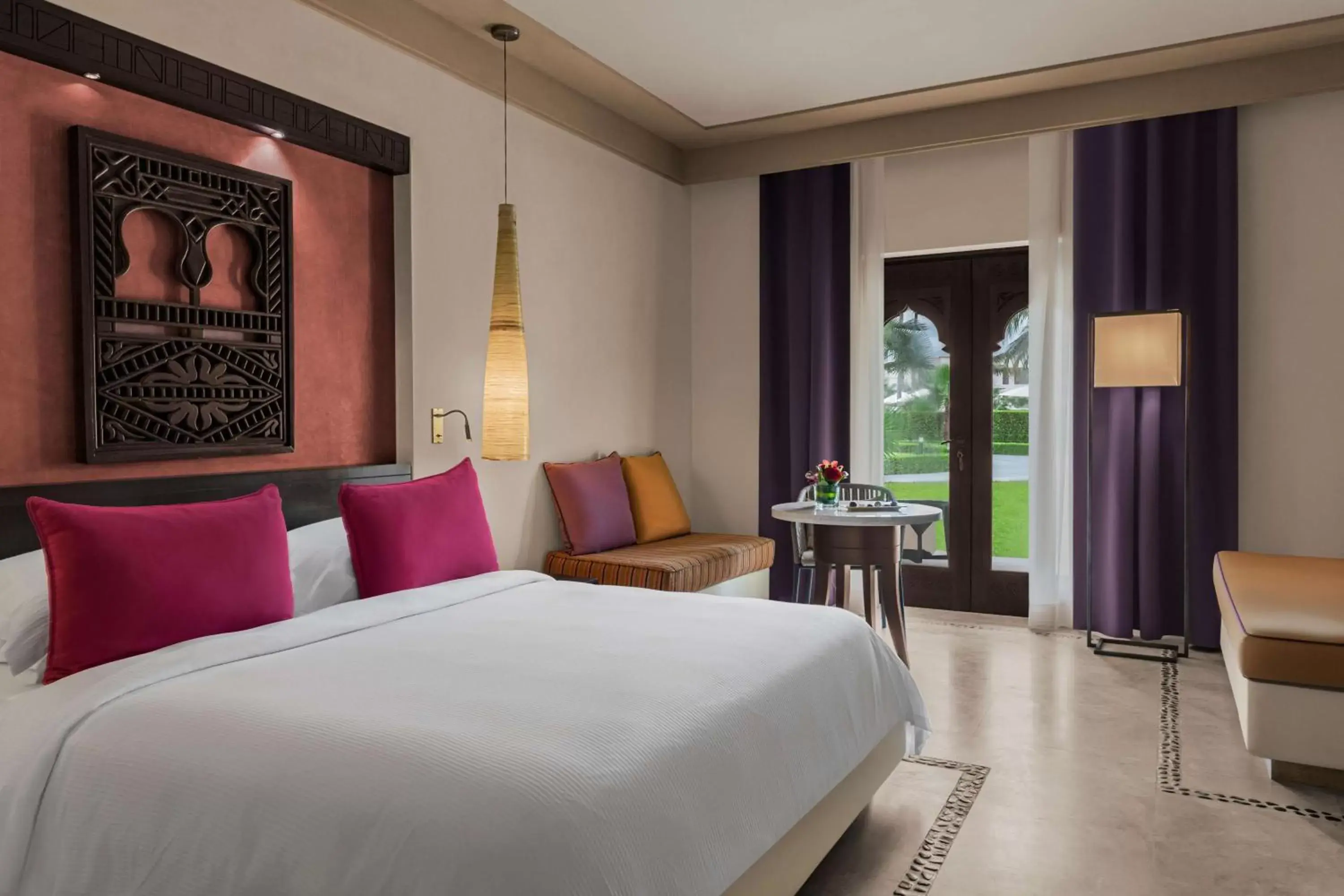 View (from property/room), Bed in Salalah Rotana Resort