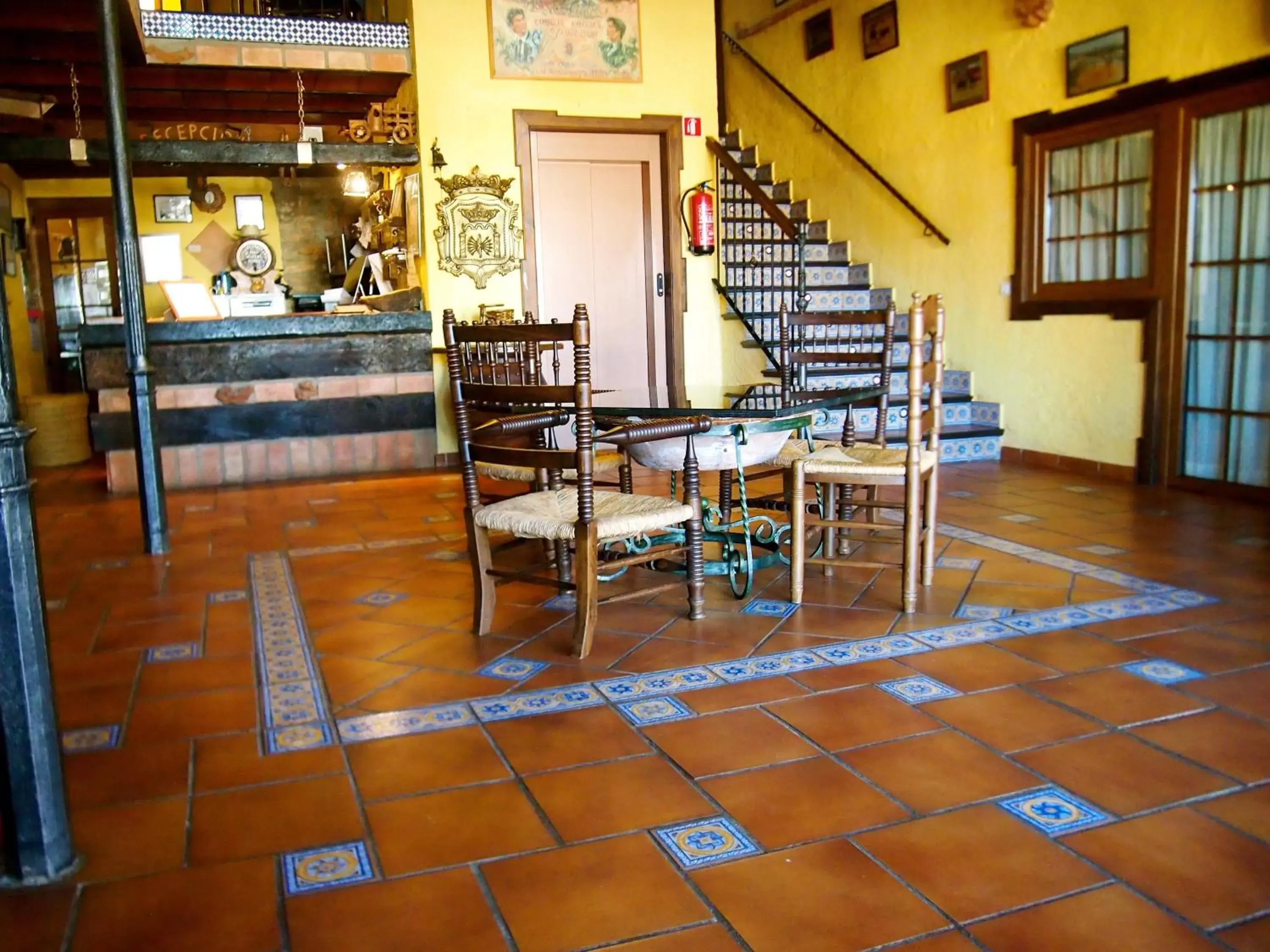 Lobby or reception, Dining Area in Hotel Rural El Cortijo