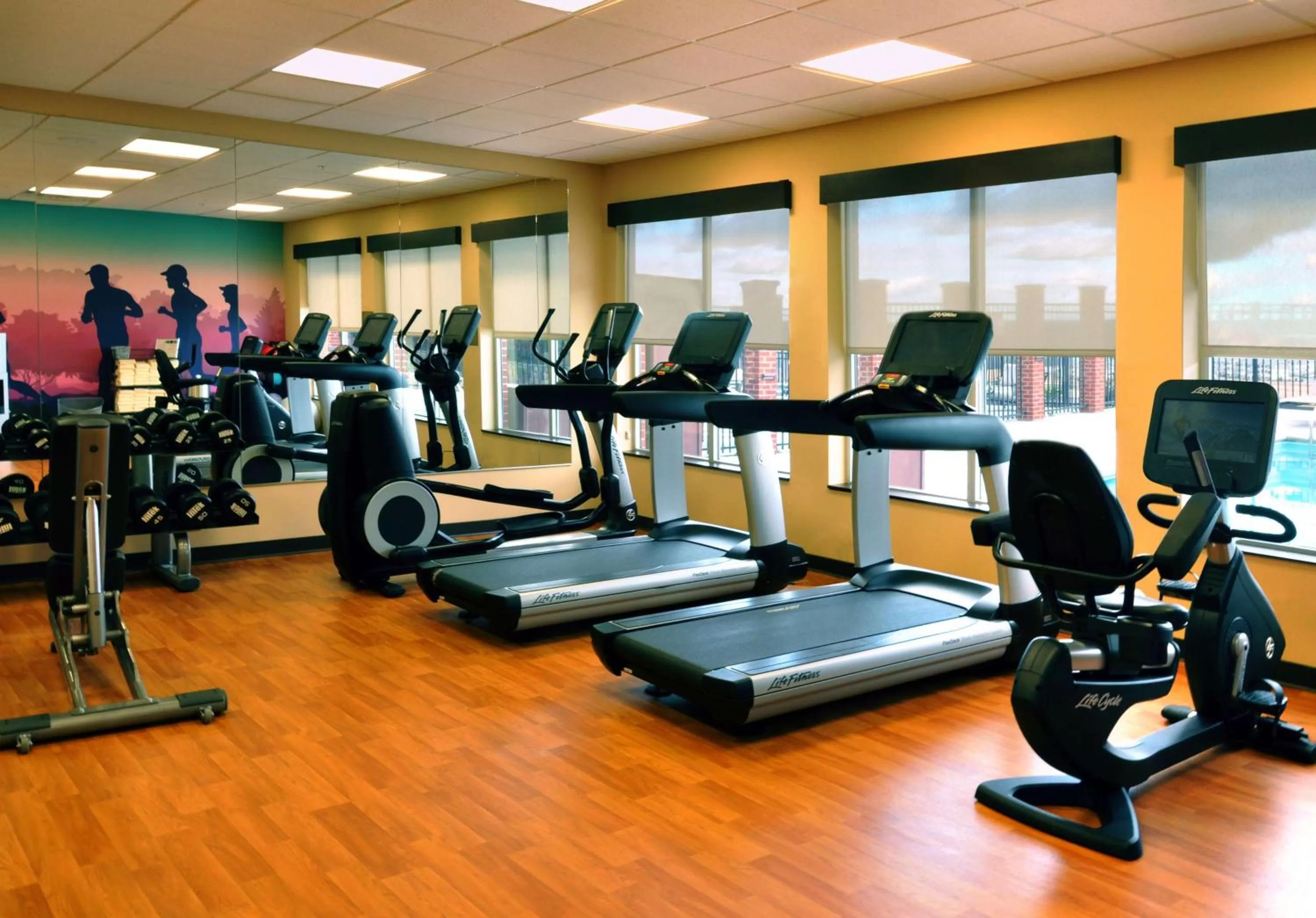 Fitness centre/facilities in Hyatt Place Augusta