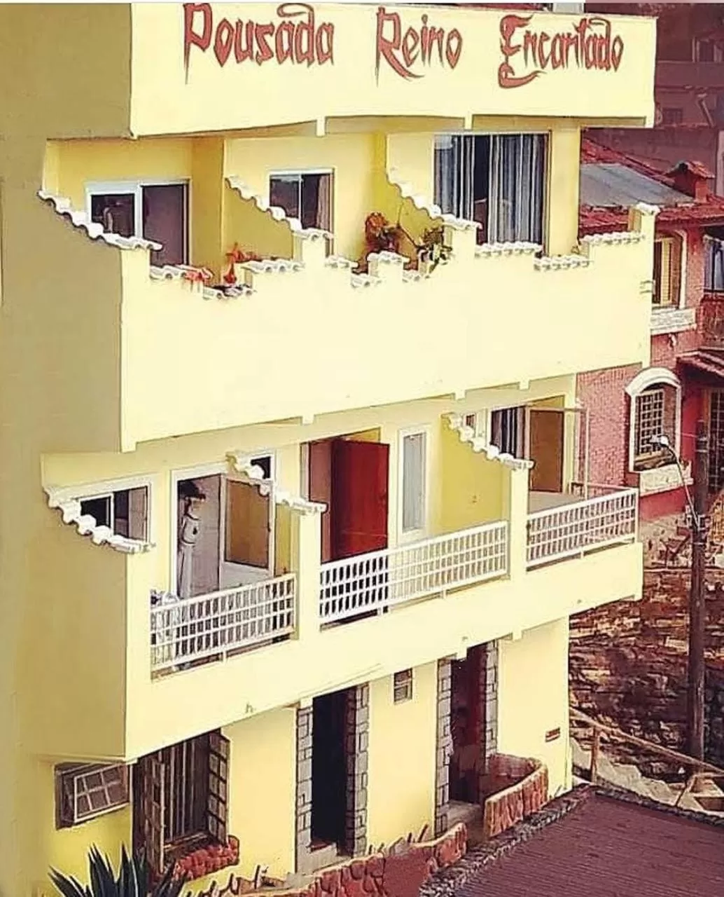 View (from property/room) in Pousada Reino Encantado - São Thomé das Letras - Minas Gerais