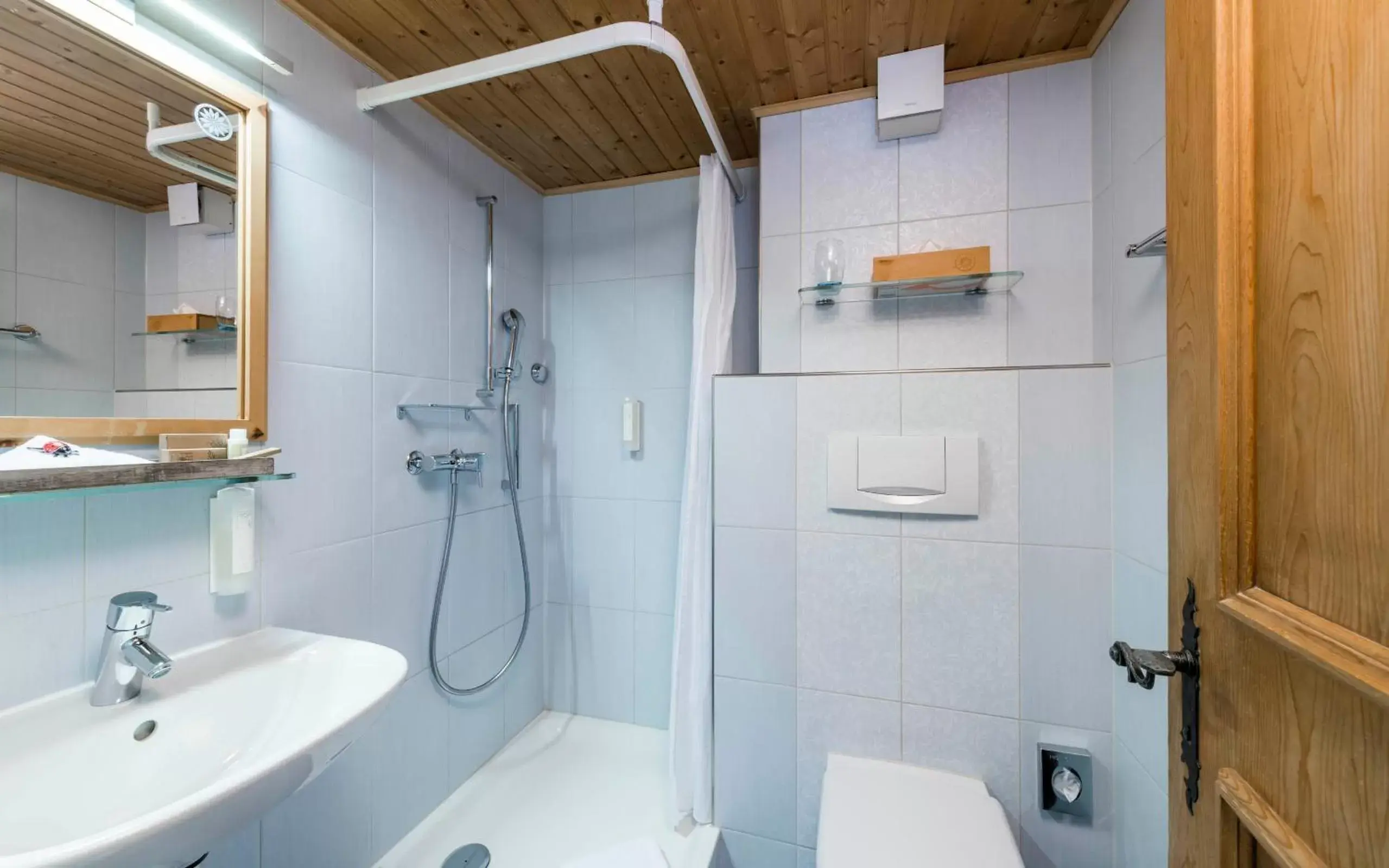 Shower, Bathroom in Hotel Stern Chur