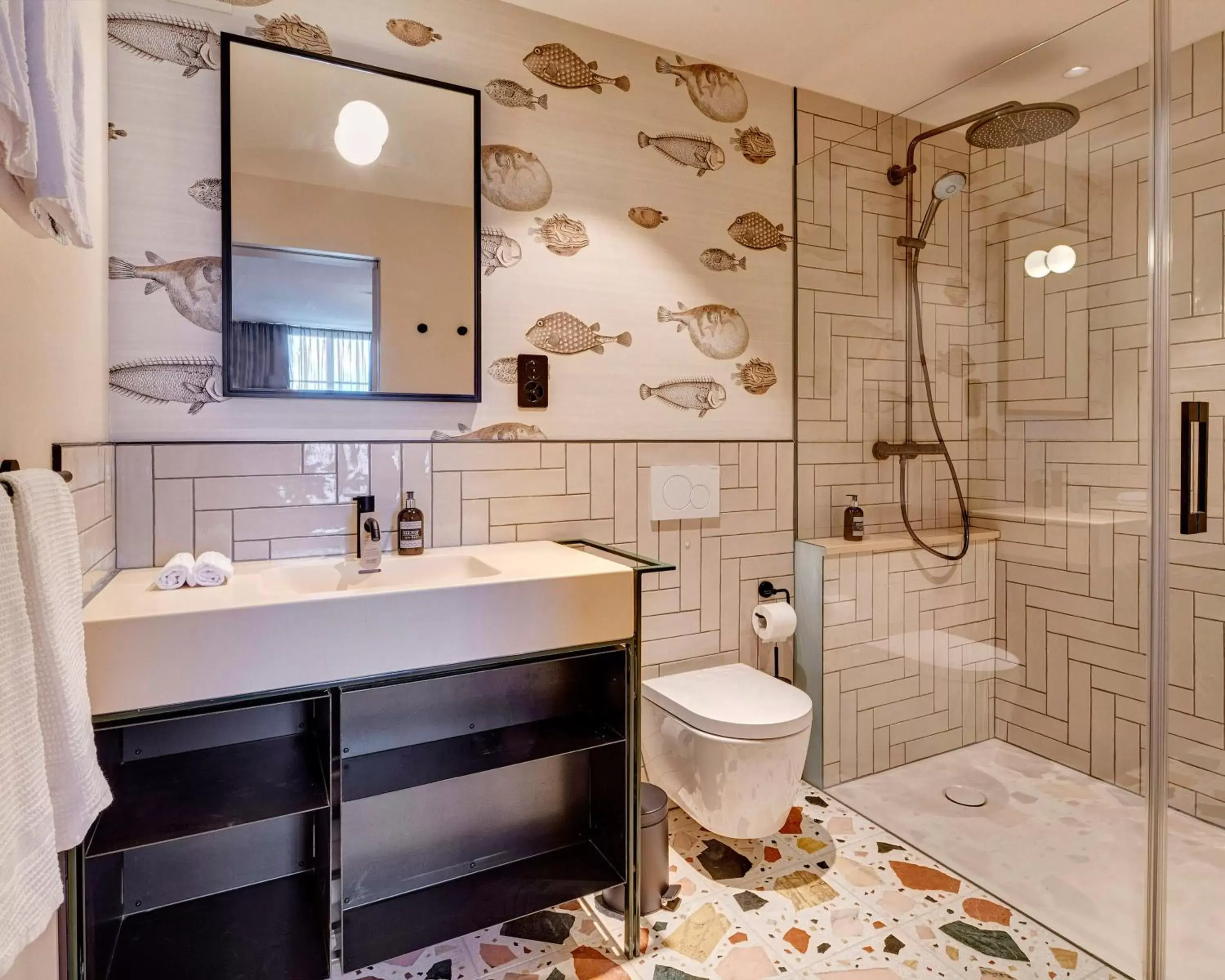 Bathroom in Hotel Restaurant Seehof