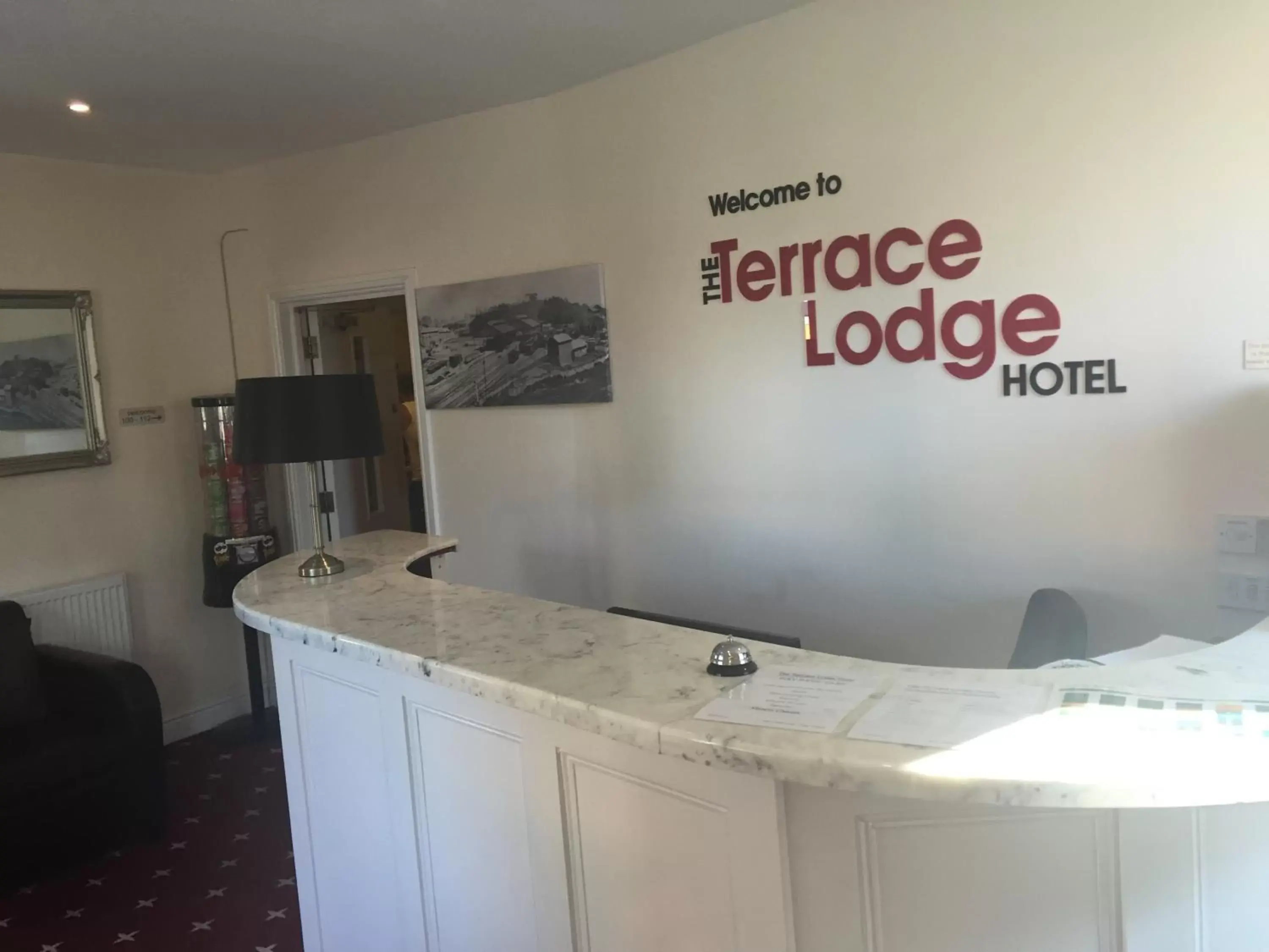 Property logo or sign, Lobby/Reception in The Terrace Lodge Hotel