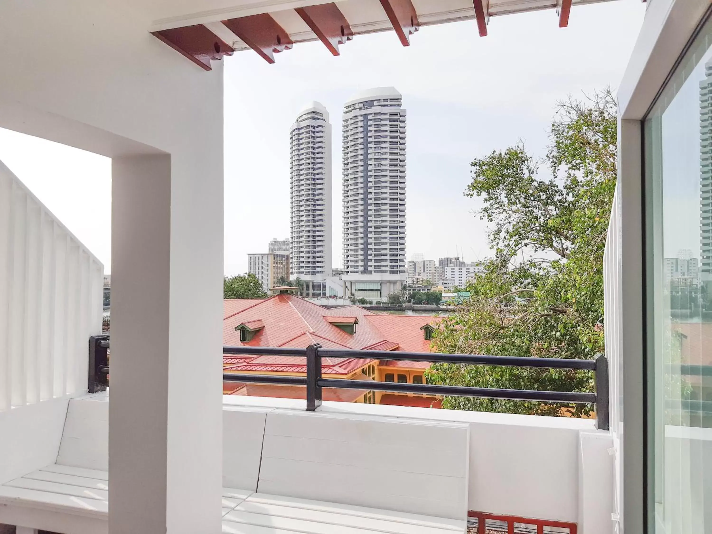 Balcony/Terrace in Khaosan Art Hotel - SHA Plus Certified