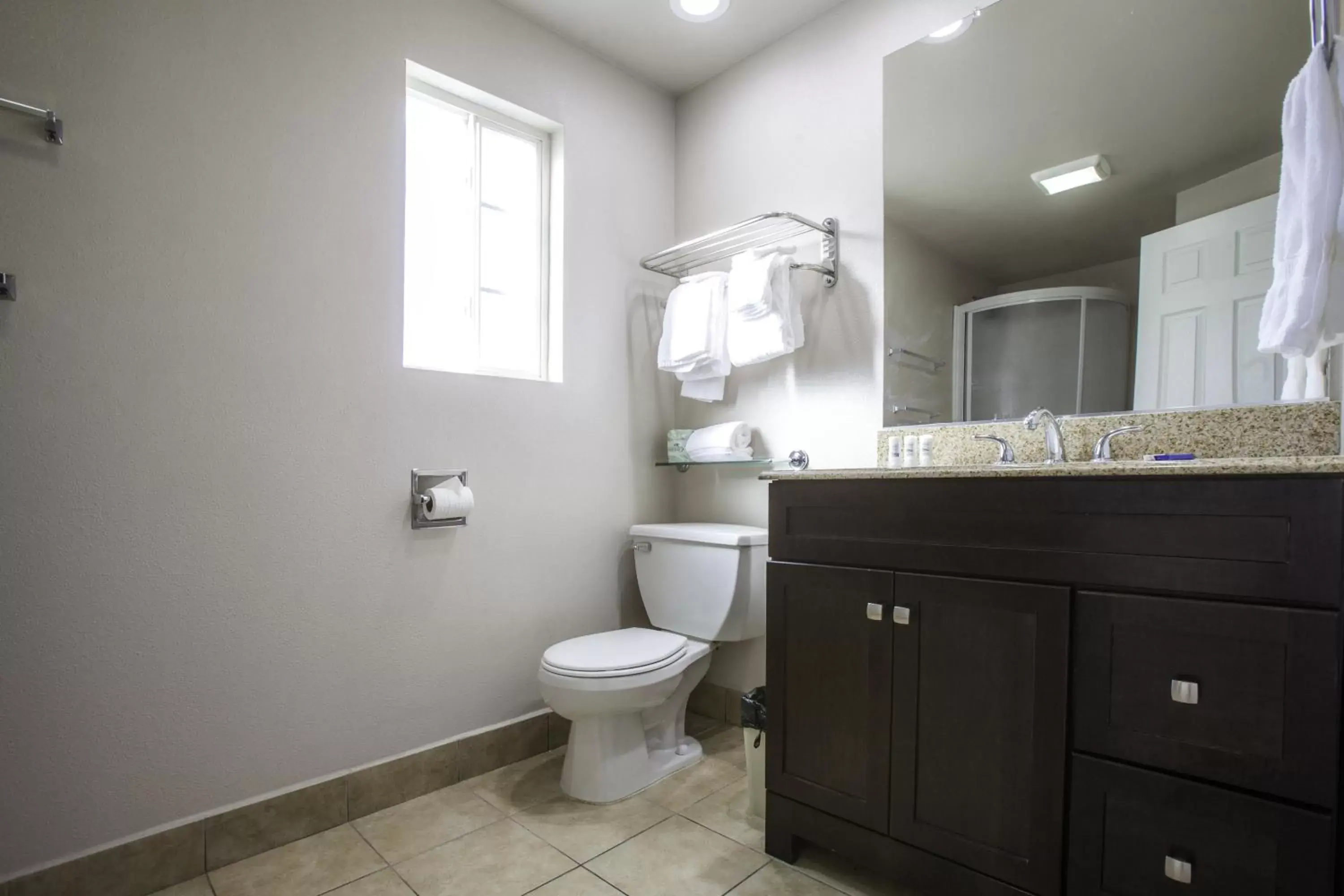 Toilet, Bathroom in Tri-Valley Inn & Suites