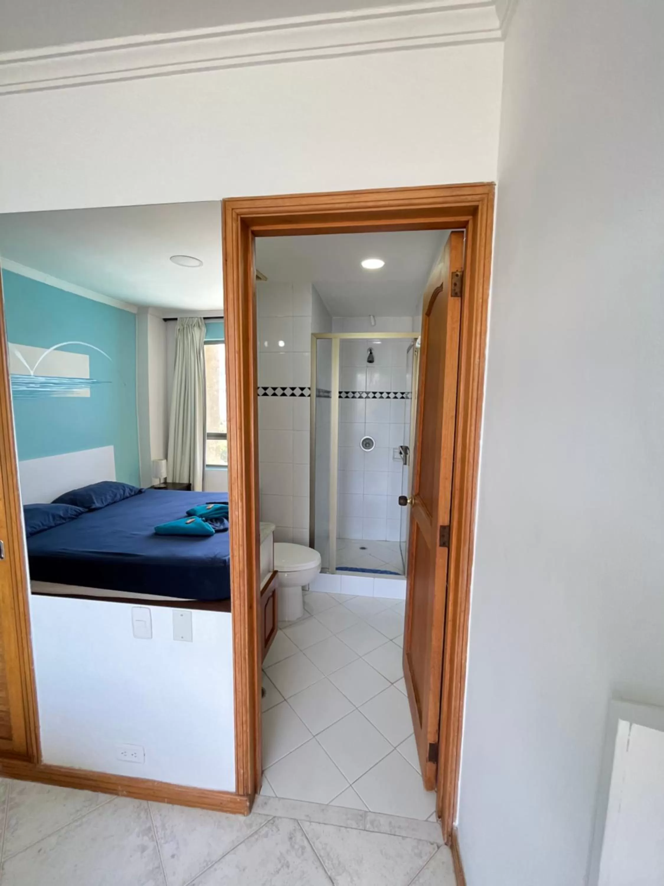 Bed in Edificio El Peñon del Rodadero Apartamento Playa Rodadero