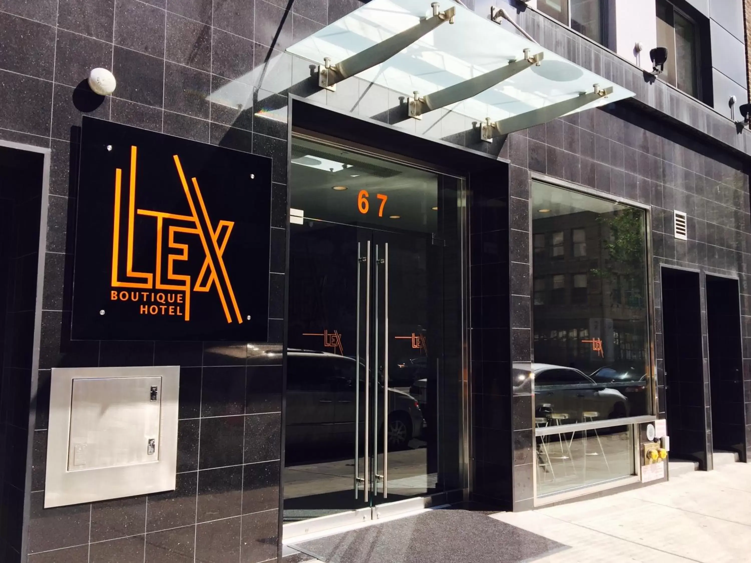 Facade/entrance in Lex Hotel NYC