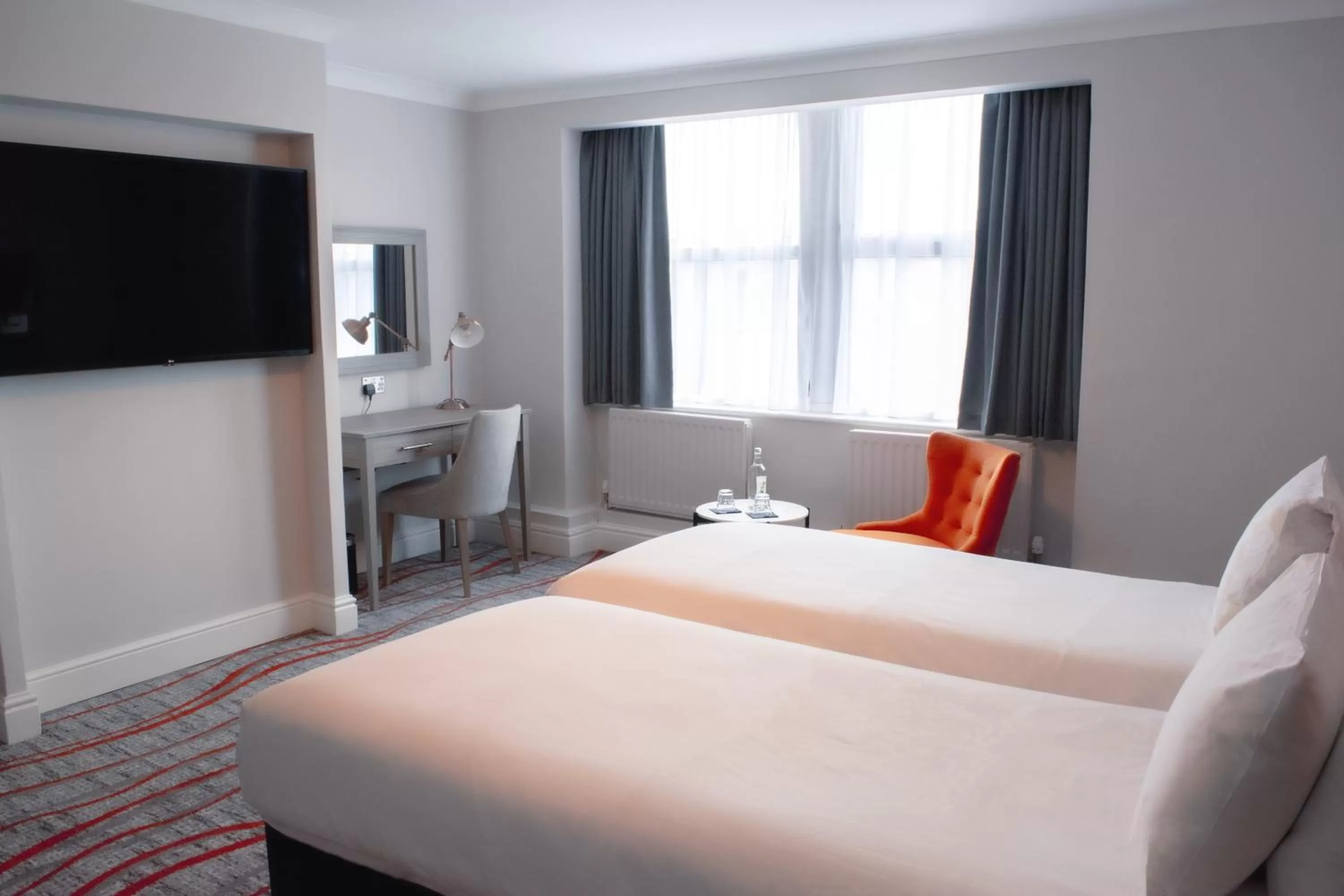 Bedroom, Bed in Bournemouth West Cliff Hotel & Spa