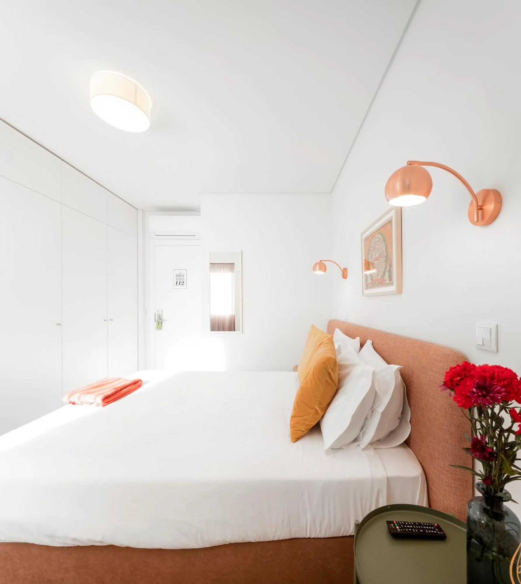 Bedroom, Bed in Lisbon Serviced Apartments - Avenida