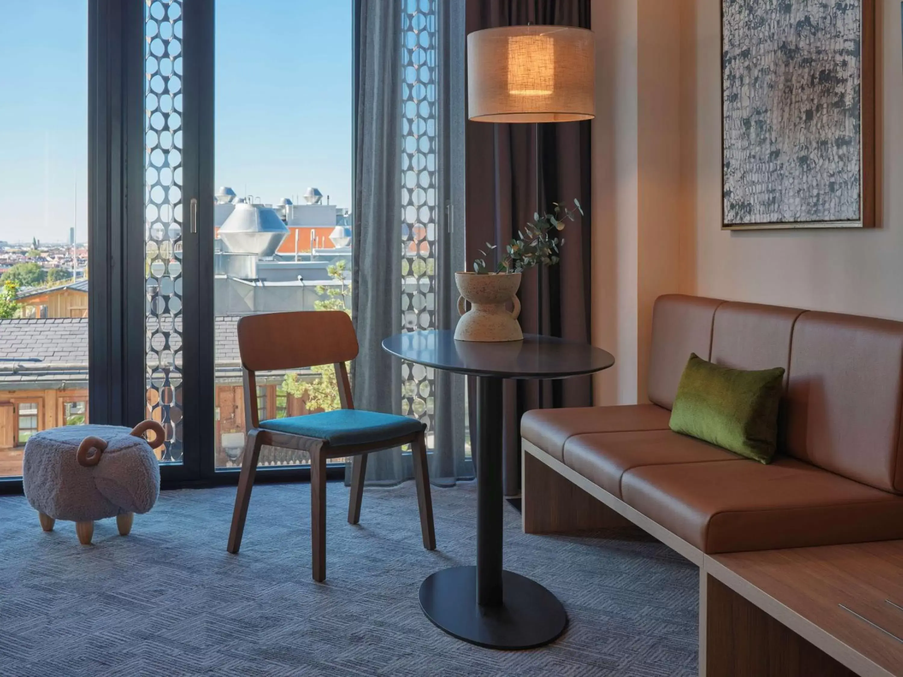 Bedroom in Adina Apartment Hotel Munich Bedroom in Adina Apartment Hotel Munich