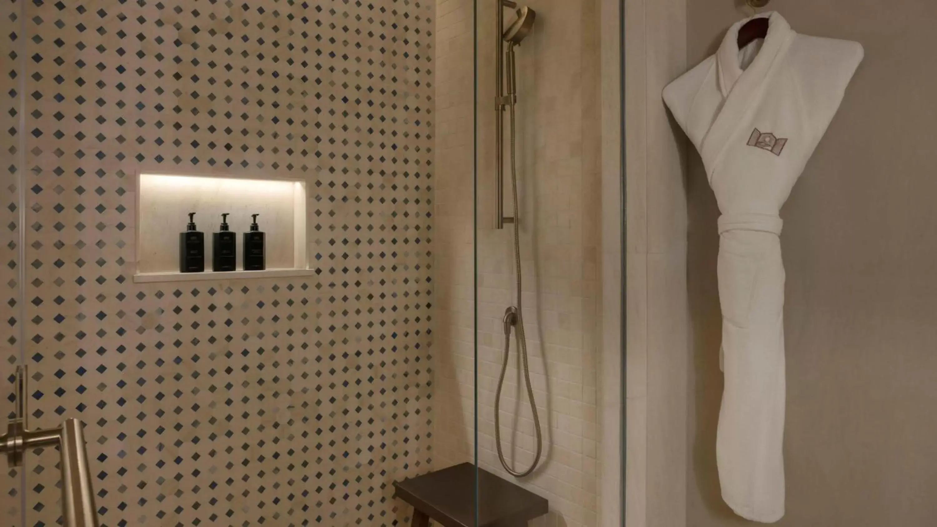 Shower, Bathroom in Bab Al Shams, A Rare Finds Desert Resort, Dubai
