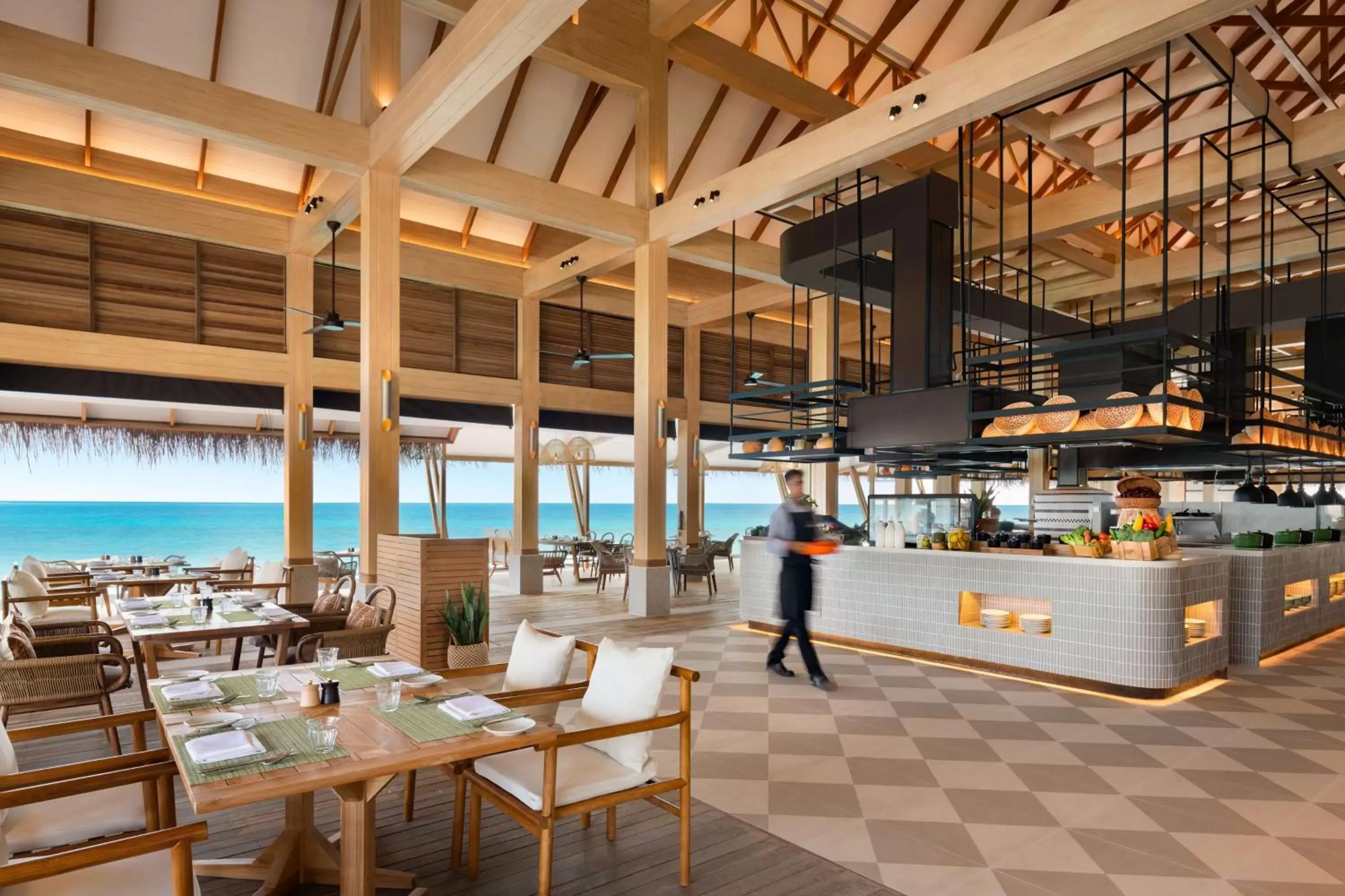 Dining area, Restaurant/Places to Eat in Hilton Maldives Amingiri Resort & Spa