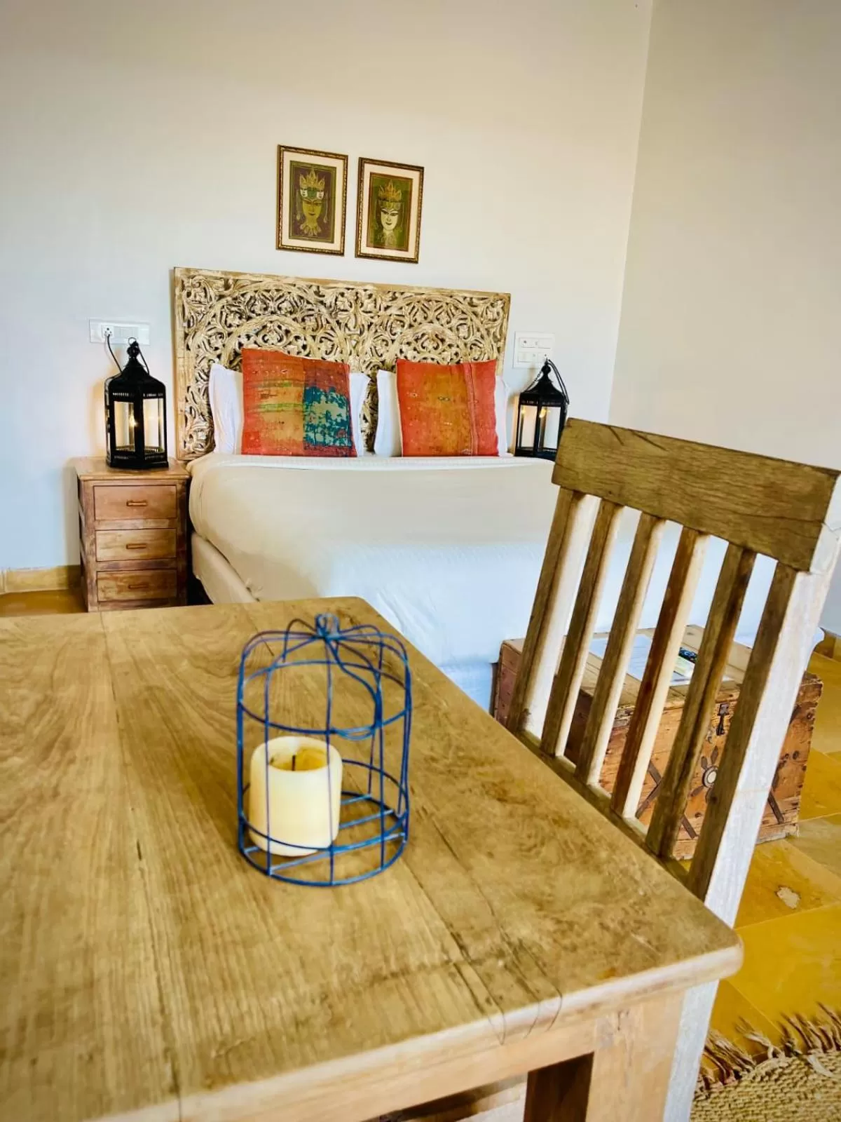 Bed in The Secret House - Adults Only Jaisalmer India
